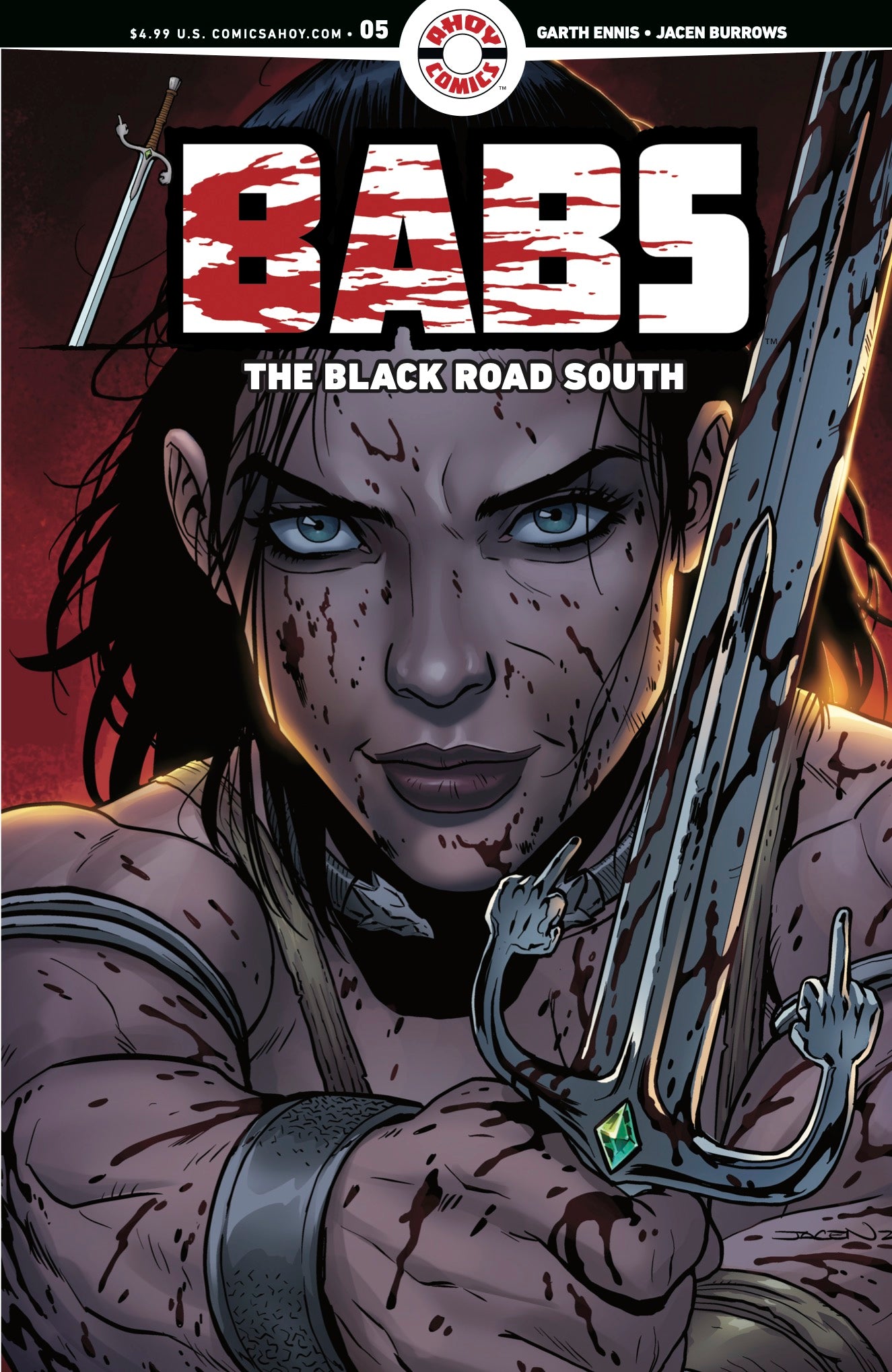 BABS THE BLACK ROAD SOUTH #5 (OF 6) CVR A JACEN BURROWS (MR) (12 Aug Release)