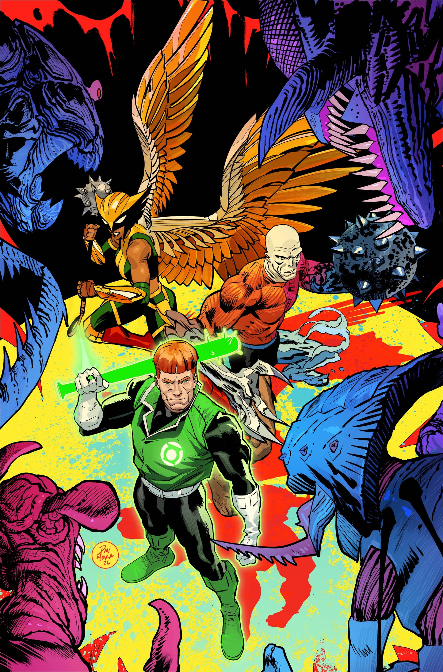 JUSTICE LEAGUE UNLIMITED #20 CVR A DAN MORA (24 Jun Release)