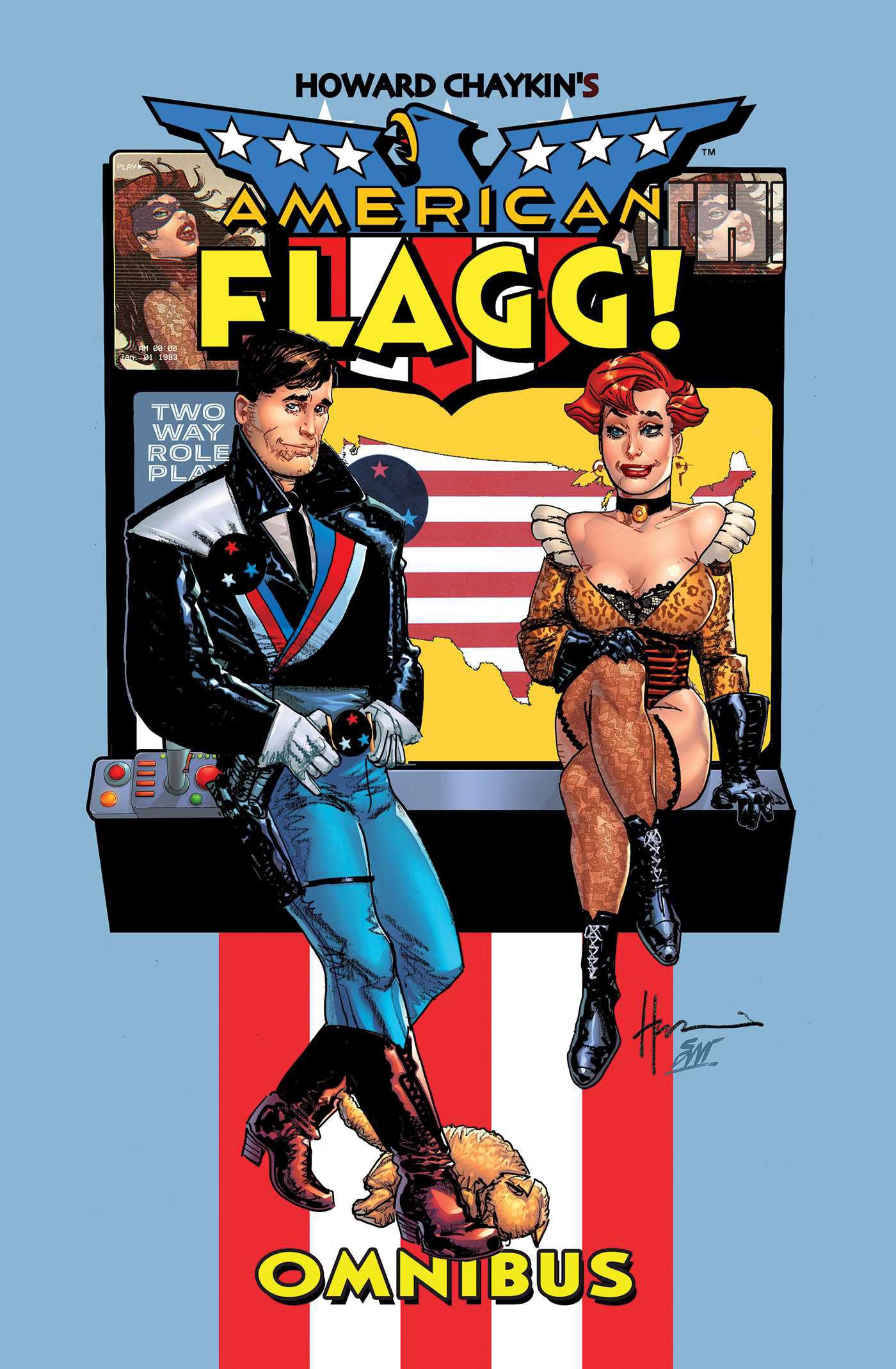 HOWARD CHAYKINS AMERICAN FLAGG OMNIBUS HC (MR) | IMAGE COMICS | Comicbookeroo