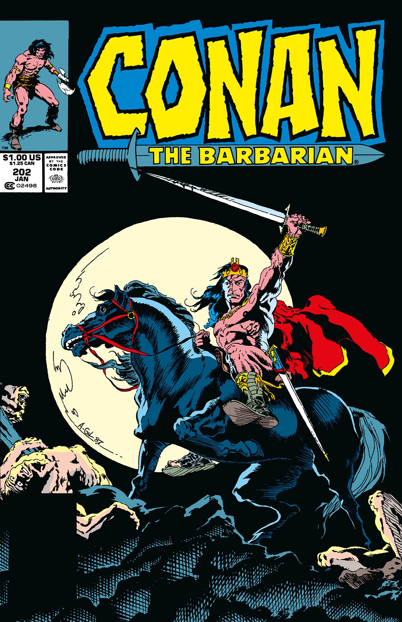 CONAN THE BARBARIAN THE ORIGINAL COMICS OMNIBUS VOL 08 DIRECT MARKET EDITION ARMANDO GIL CVR (MR) | TITAN COMICS | Comicbookeroo