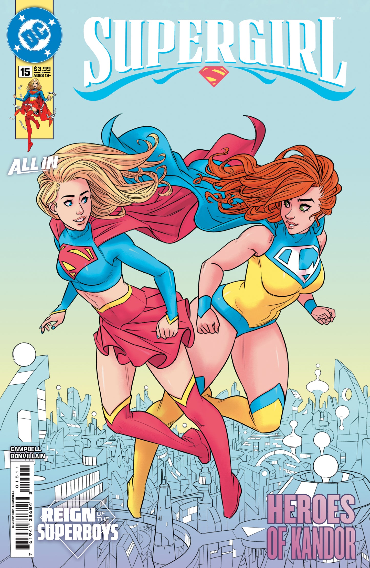 SUPERGIRL #15 CVR A SOPHIE CAMPBELL (THE REIGN OF THE SUPERBOYS) (08 Jul Release)