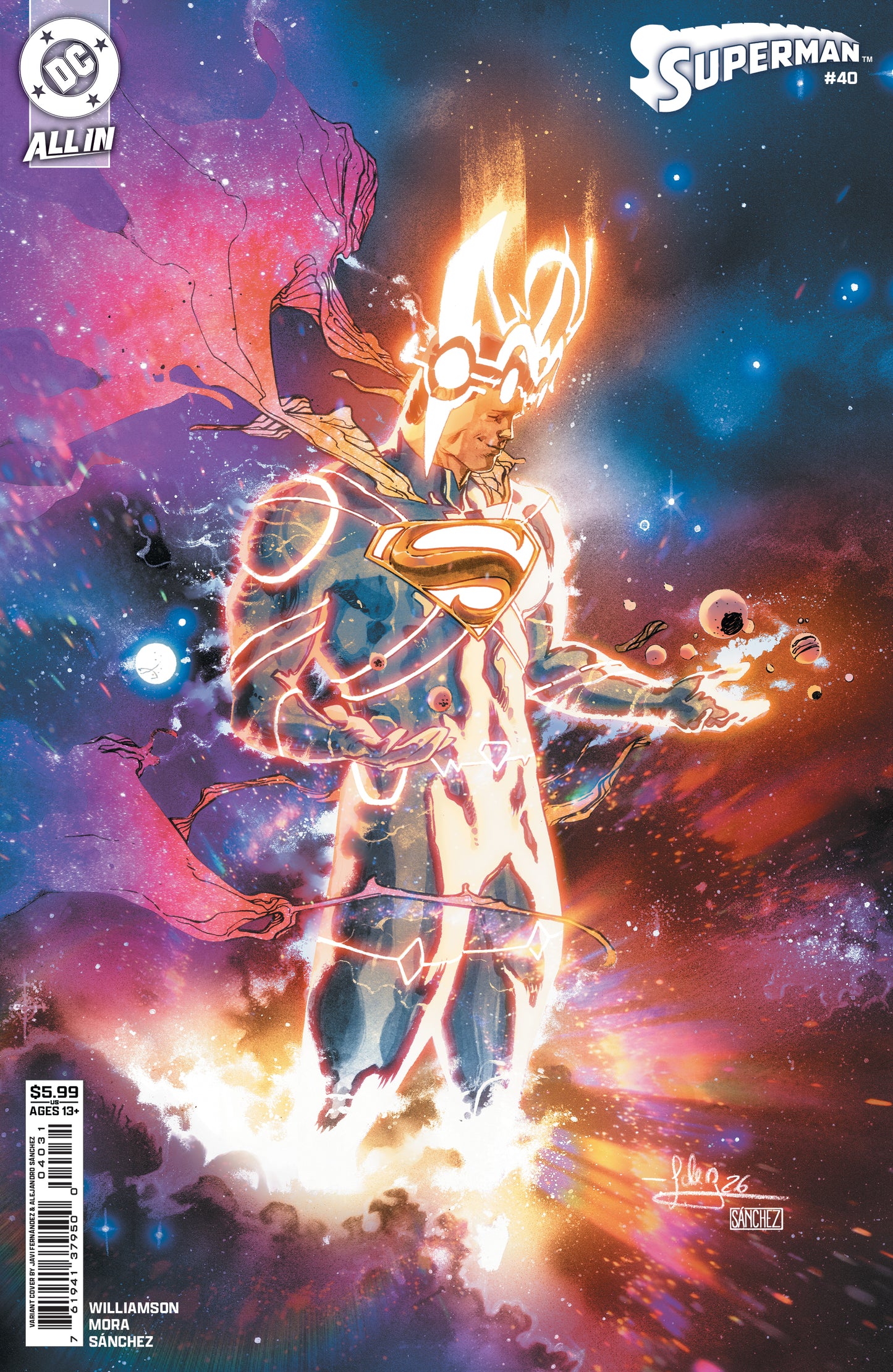 SUPERMAN #40 CVR C JAVIER FERNANDEZ CARD STOCK VAR (22 Jul Release)