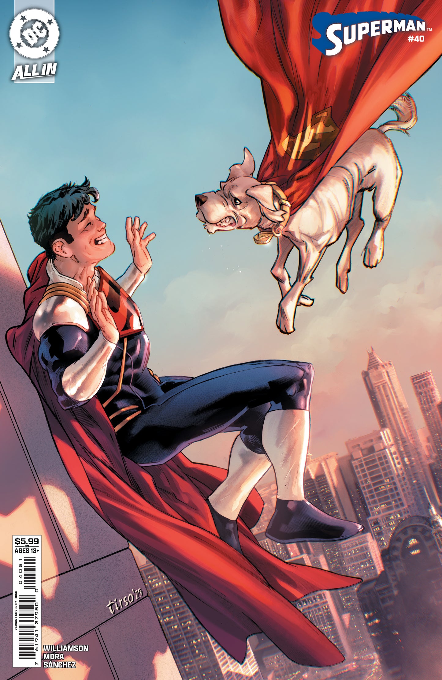 SUPERMAN #40 CVR E TIRSO CONS CARD STOCK VAR (22 Jul Release)