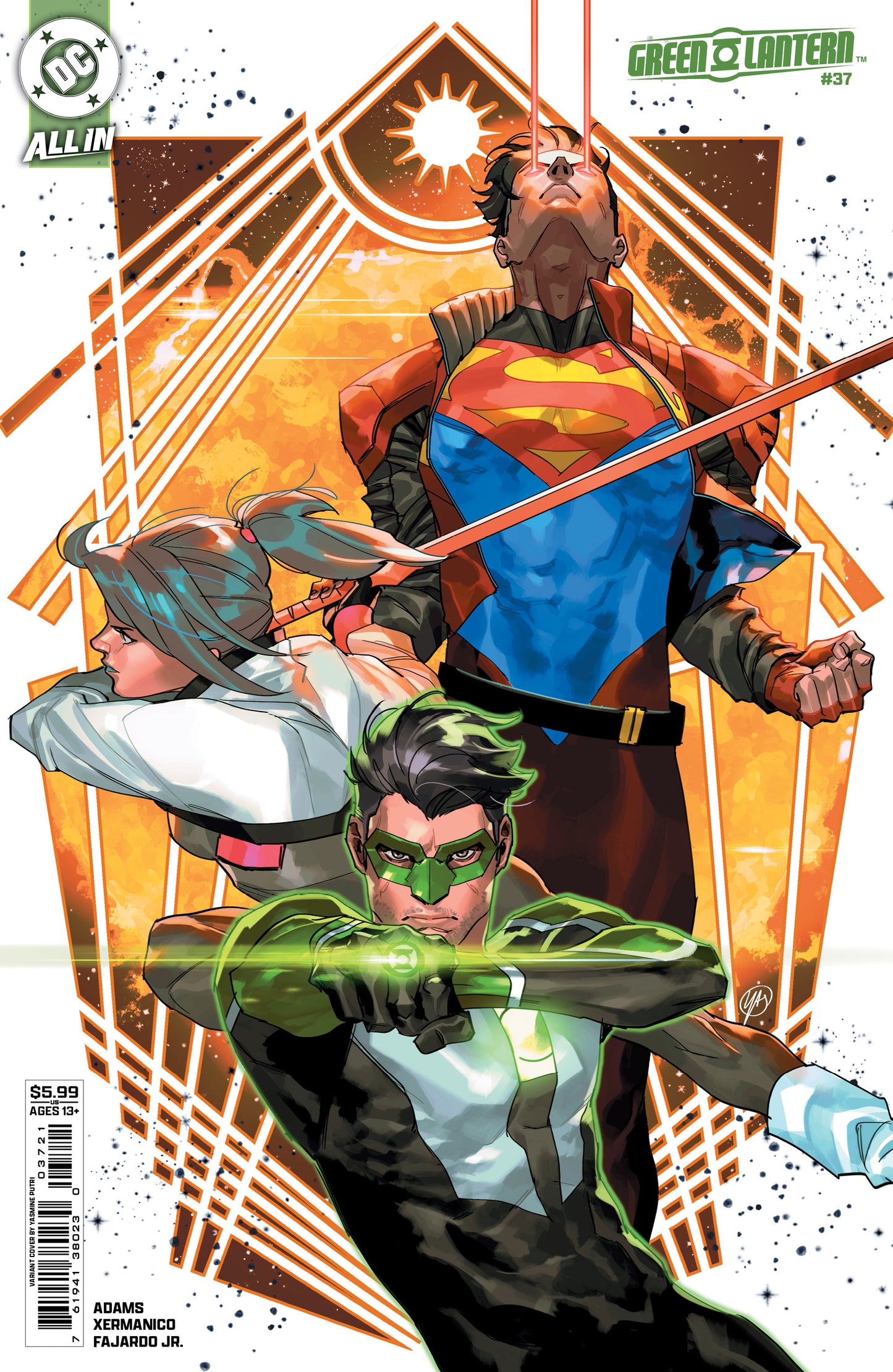 GREEN LANTERN #37 CVR B YASMINE PUTRI CARD STOCK VAR (22 Jul Release)