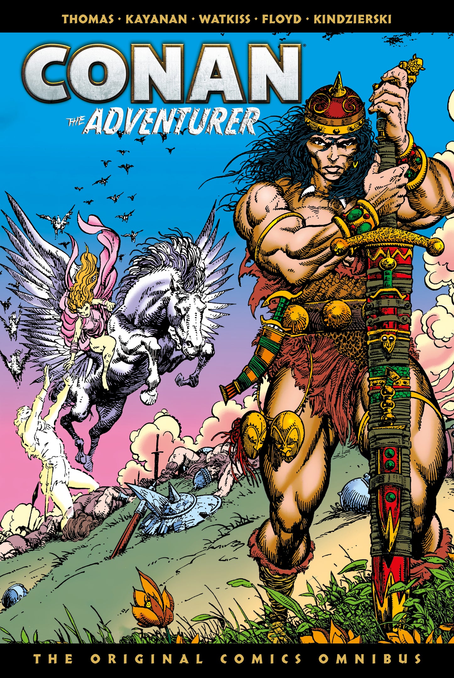 CONAN THE ADVENTURER THE ORIGINAL YEARS OMNIBUS HC VOL 01 DIRECT MARKET EDITION RAFAEL KAYANAN CVR (MR) (15 Jul Release)