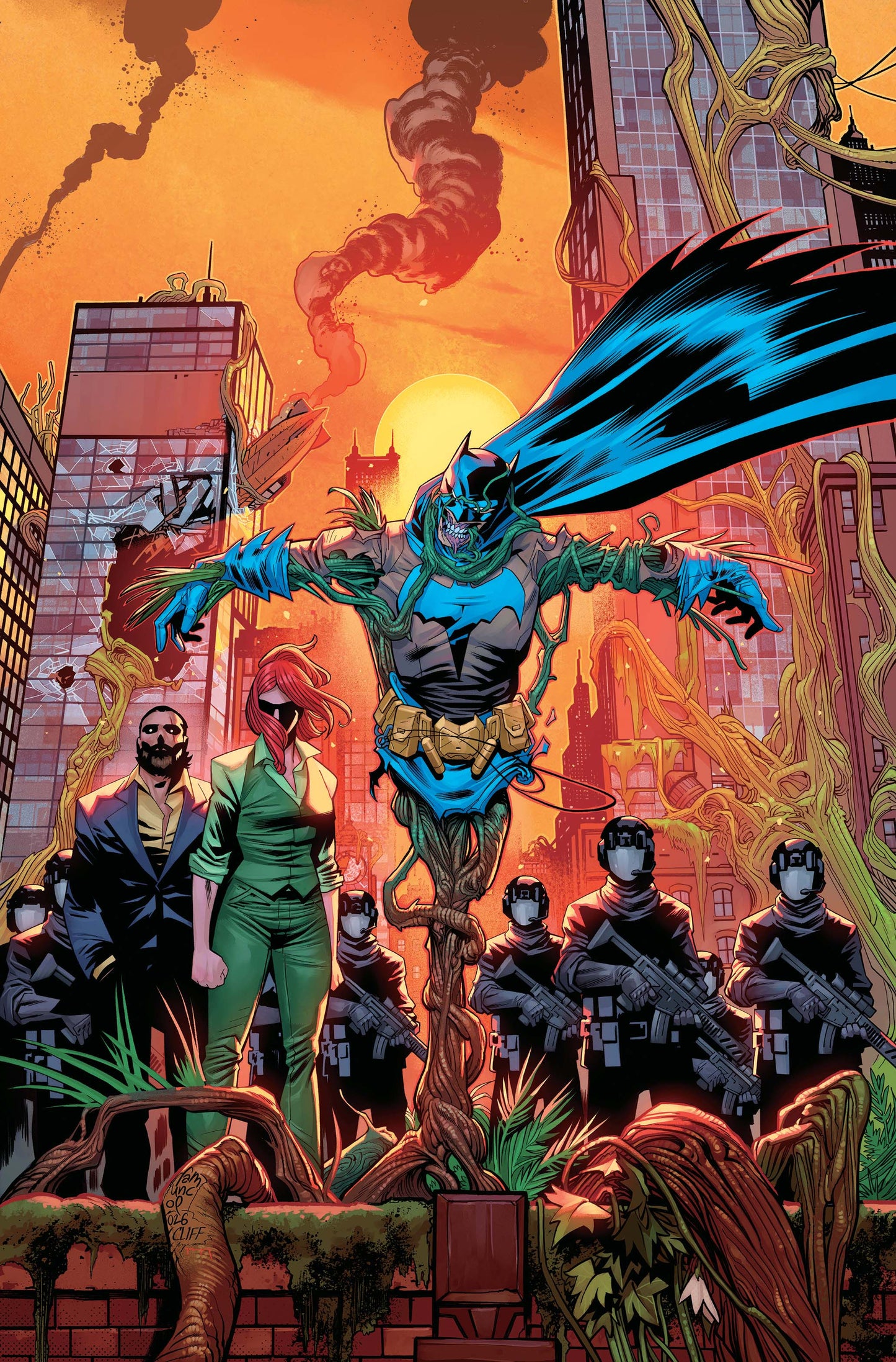 BATMAN BAD SEEDS SUNSET #1 (ONE SHOT) CVR A GIUSEPPE CAMUNCOLI & CLIFF RATHBURN (26 Aug Release)