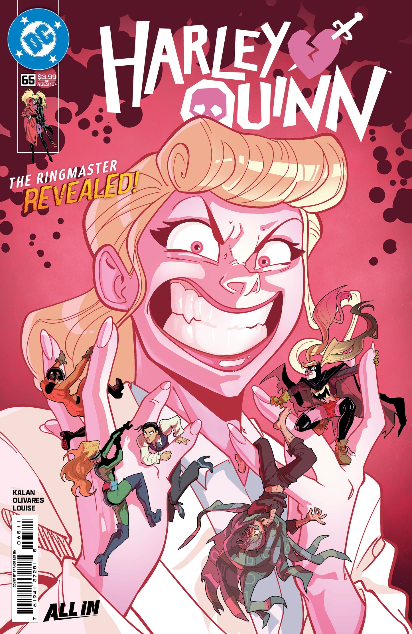 HARLEY QUINN #65 CVR A BRANDT&STEIN | DC COMICS | Comicbookeroo