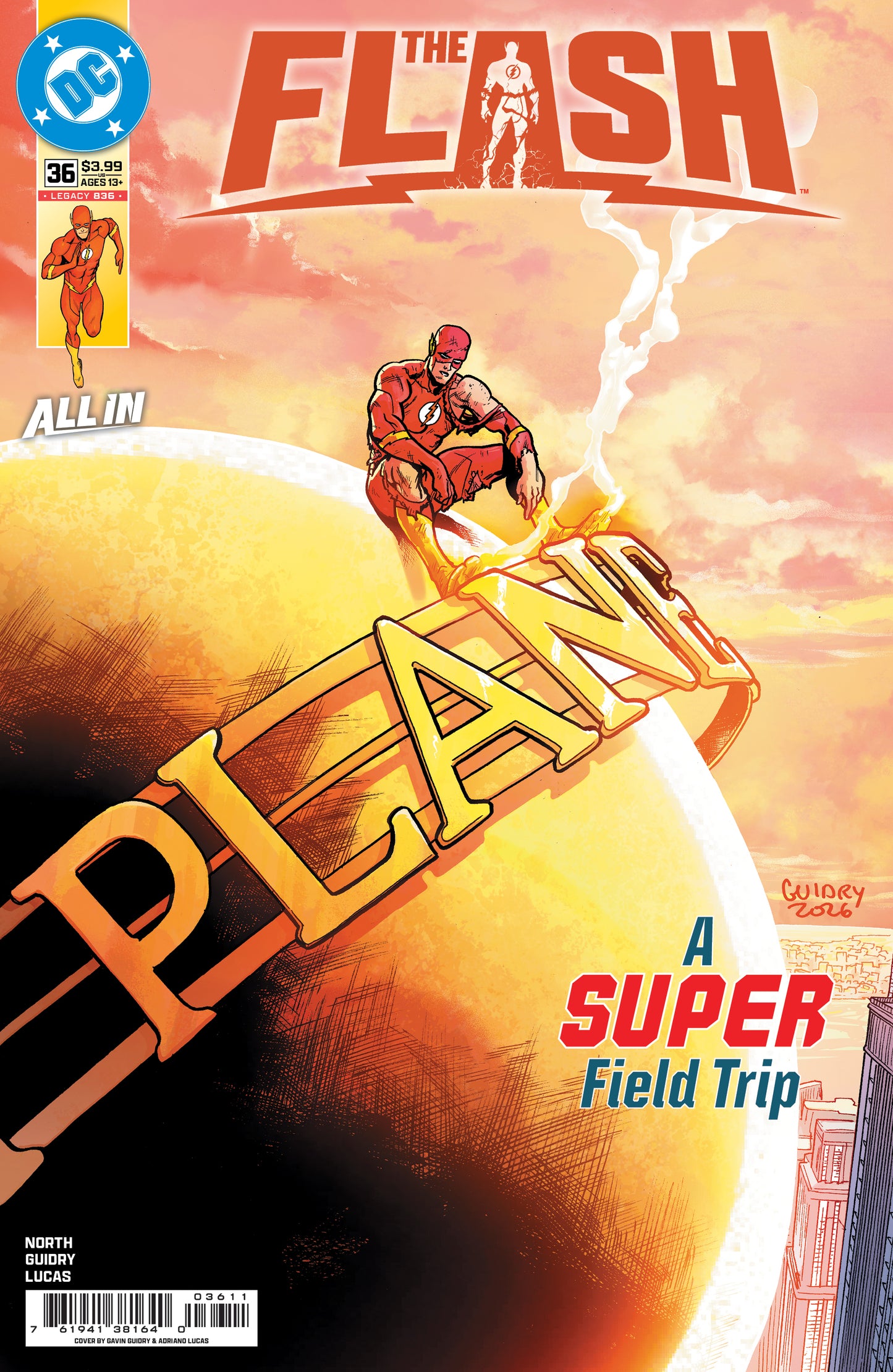 FLASH #36 CVR A GAVIN GUIDRY | DC COMICS | Comicbookeroo
