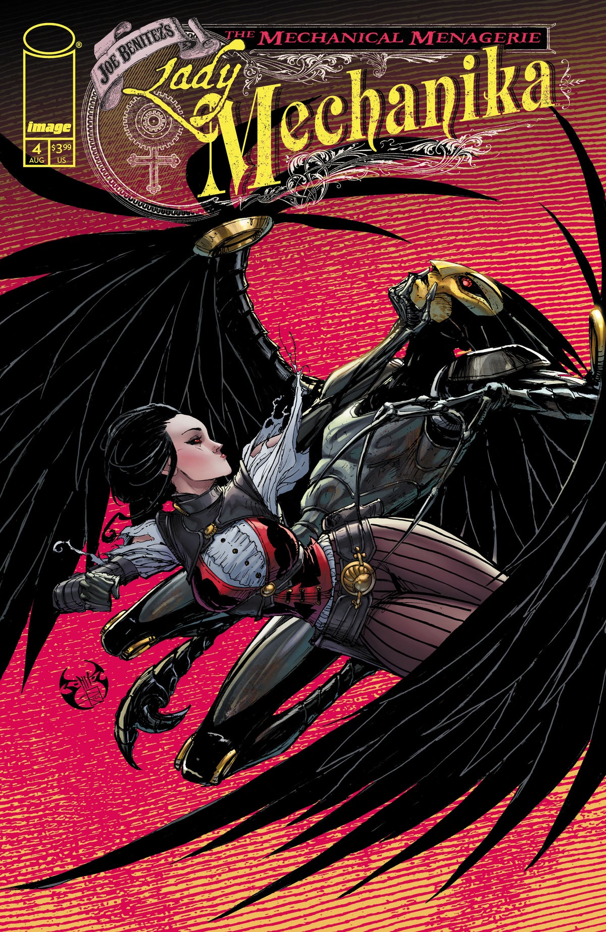 LADY MECHANIKA THE MECHANICAL MENAGERIE #4 (OF 4) CVR B JOE BENITEZ & SABINE RICH VAR | IMAGE COMICS | Comicbookeroo