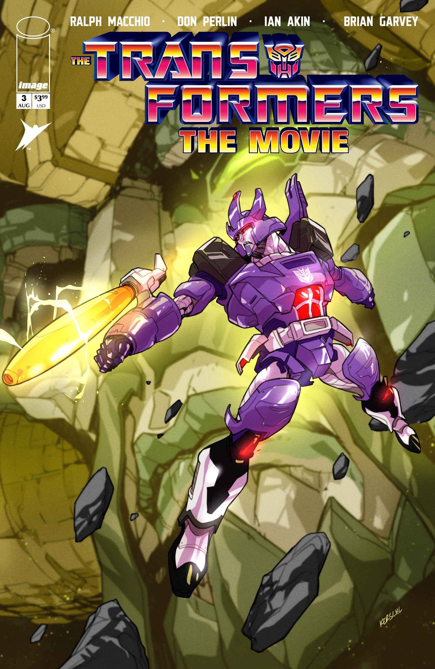 TRANSFORMERS THE MOVIE 40TH ANNIVERSARY EDITION #3 (OF 3) CVR A KARL KERSCHL (05 Aug Release)