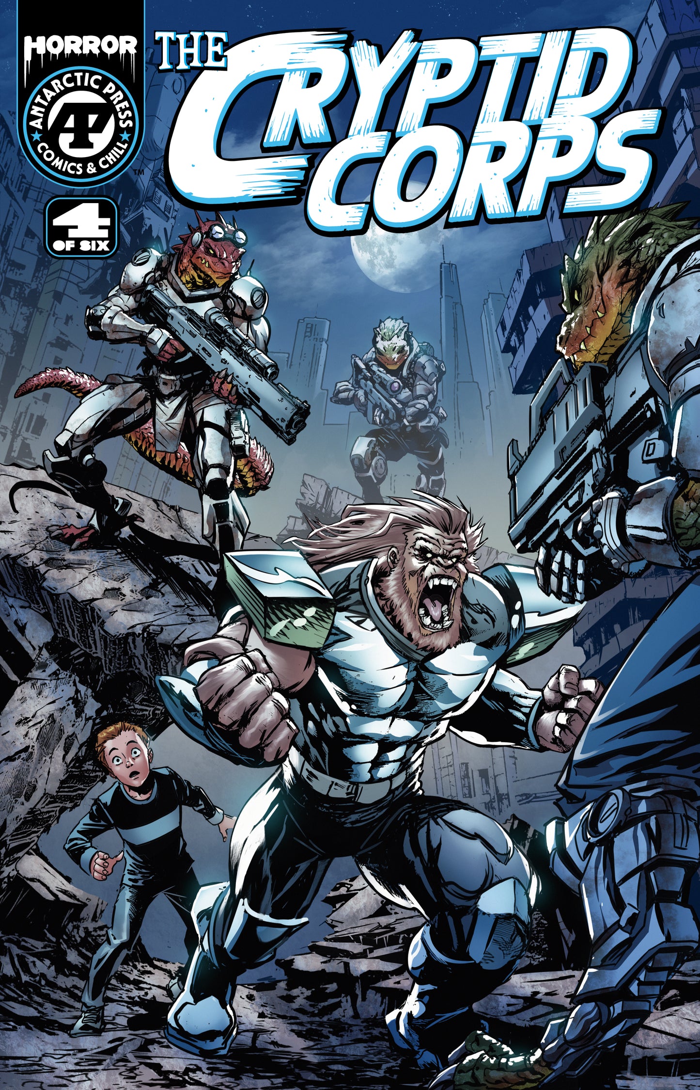 CRYPTID CORPS #4 (OF 6) CVR A MAX BERTOLINI (12 Aug Release)