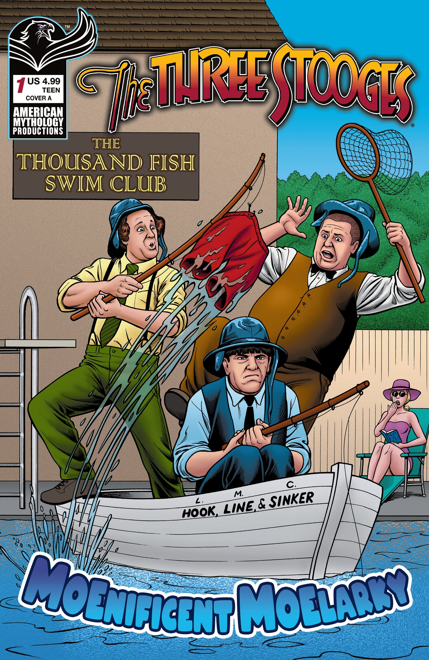 THREE STOOGES MAGNIFICENT MOELARKY #1 CVR A FRAIM BROTHERS (26 Aug Release)