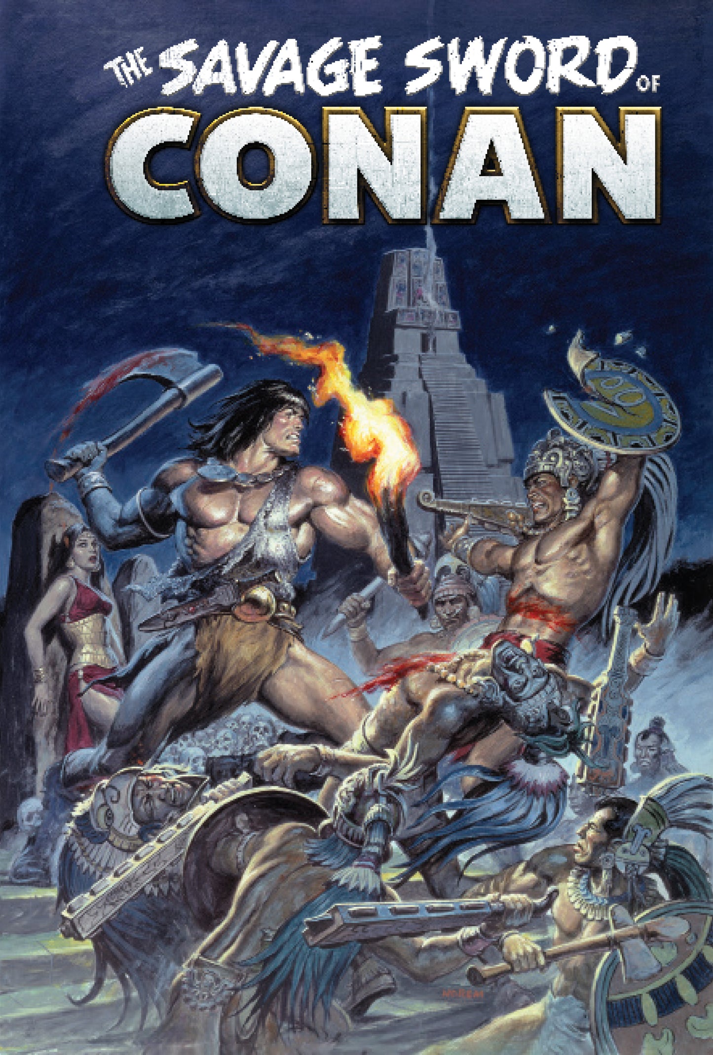 SAVAGE SWORD OF CONAN THE ORIGINAL COMICS OMNIBUS HC VOL 12 EARL NOREM DIRECT MARKET EDITION CVR (MR) (19 Aug Release)
