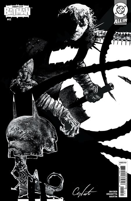 ABSOLUTE BATMAN #12 CVR E INC 1:25 STEVAN SUBIC CARD STOCK VAR
