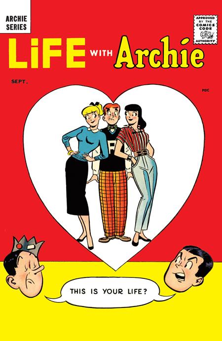 LIFE WITH ARCHIE #1 FOIL FACSIMILE CVR D HARRY LUCEY TERRY SZENICS VAR