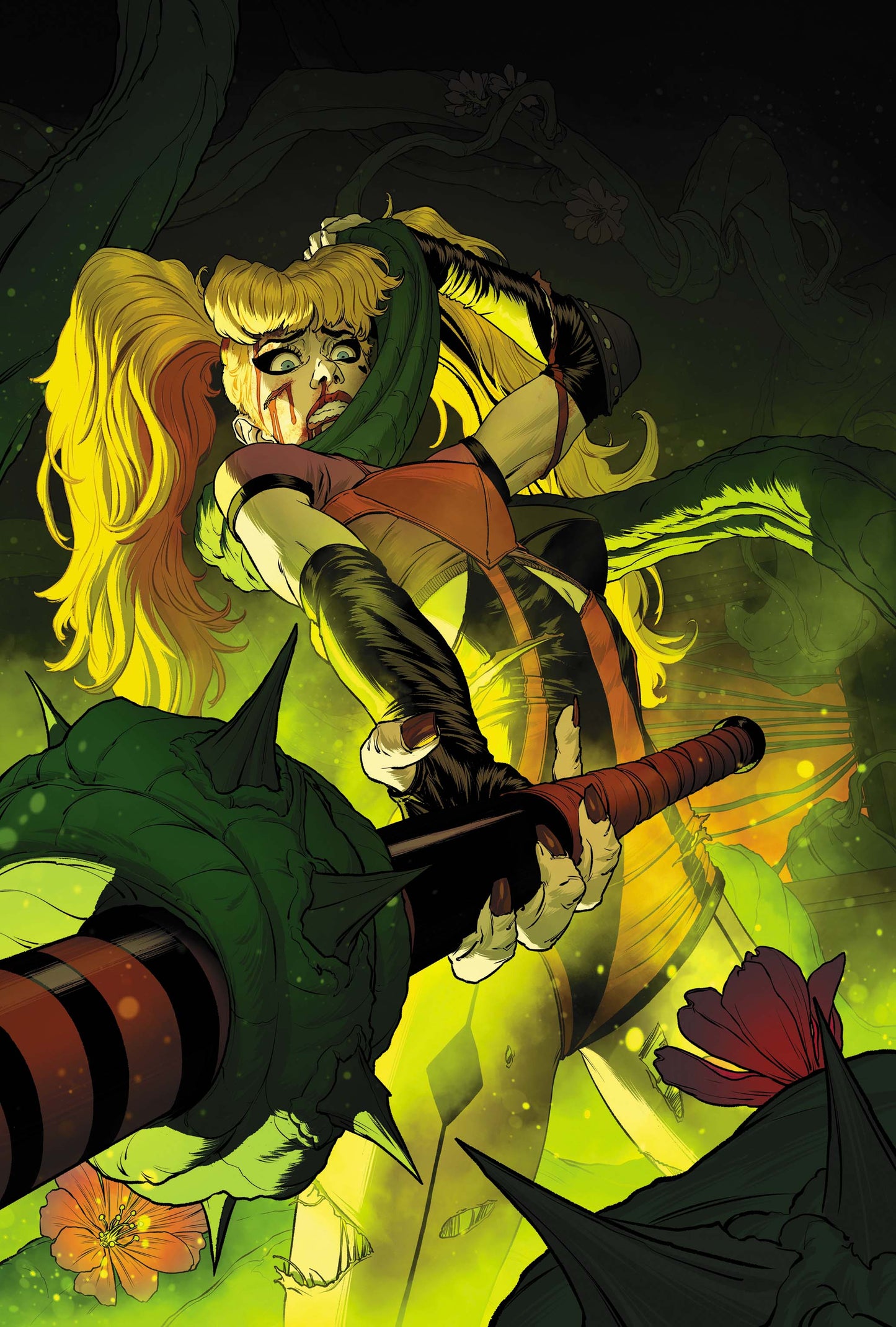 HARLEY QUINN #66 CVR E MATTIA DE IULIS BAD SEEDS SPOT FOIL VAR