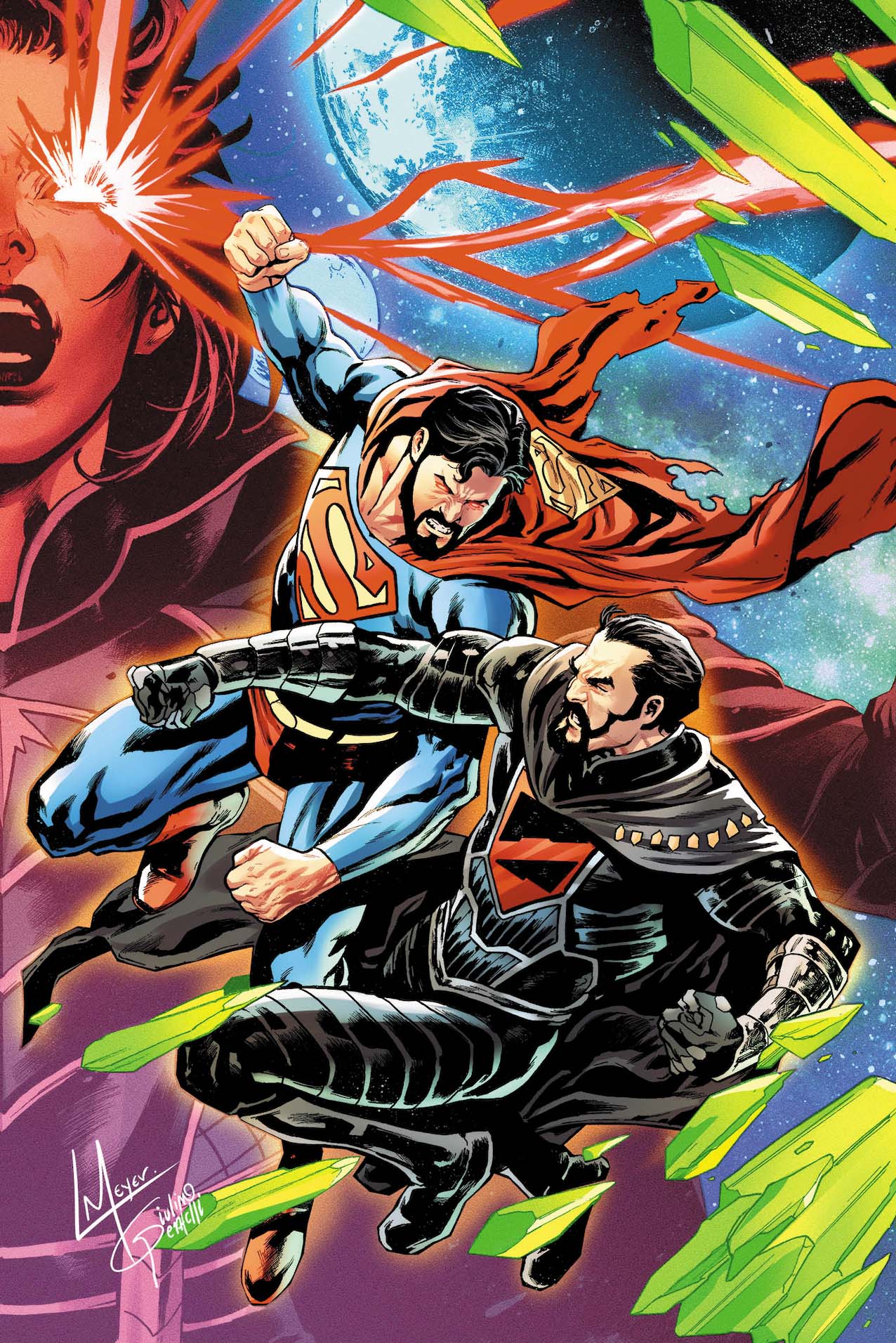 SUPERMAN UNLIMITED #17 CVR A LUCAS MEYER CONNECTING