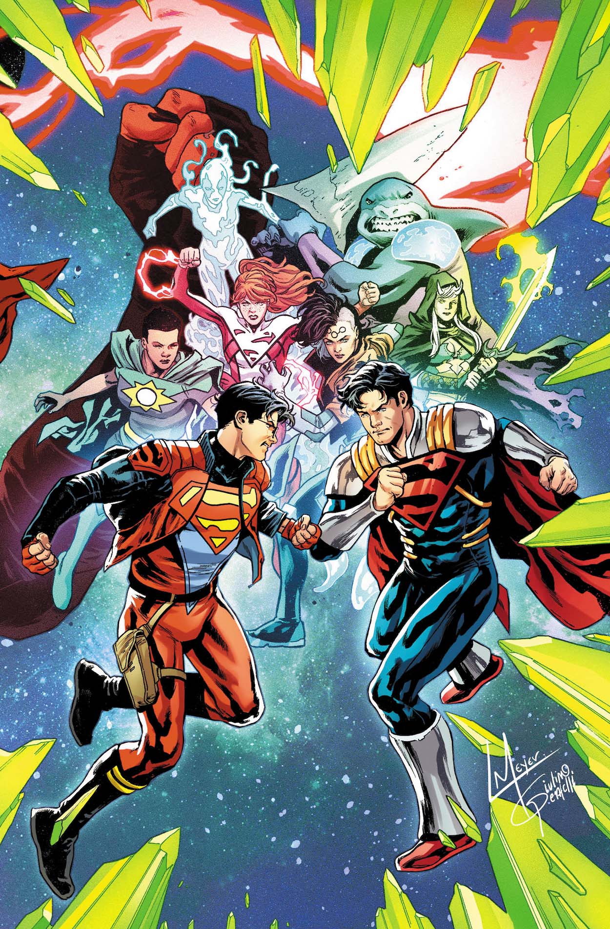 SUPERMAN #42 CVR A LUCAS MEYER CONNECTING