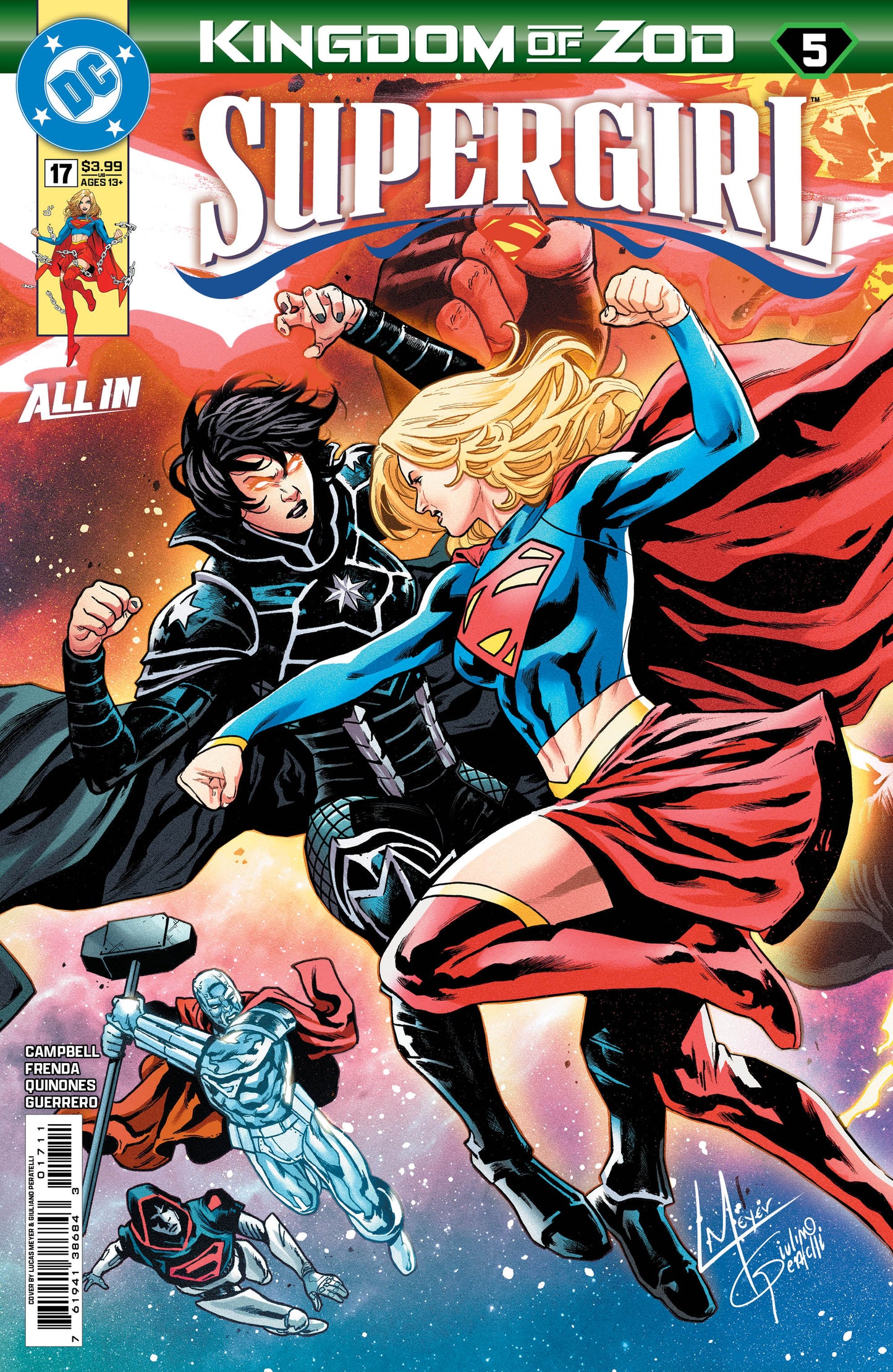 SUPERGIRL #17 CVR A LUCAS MEYER CONNECTING