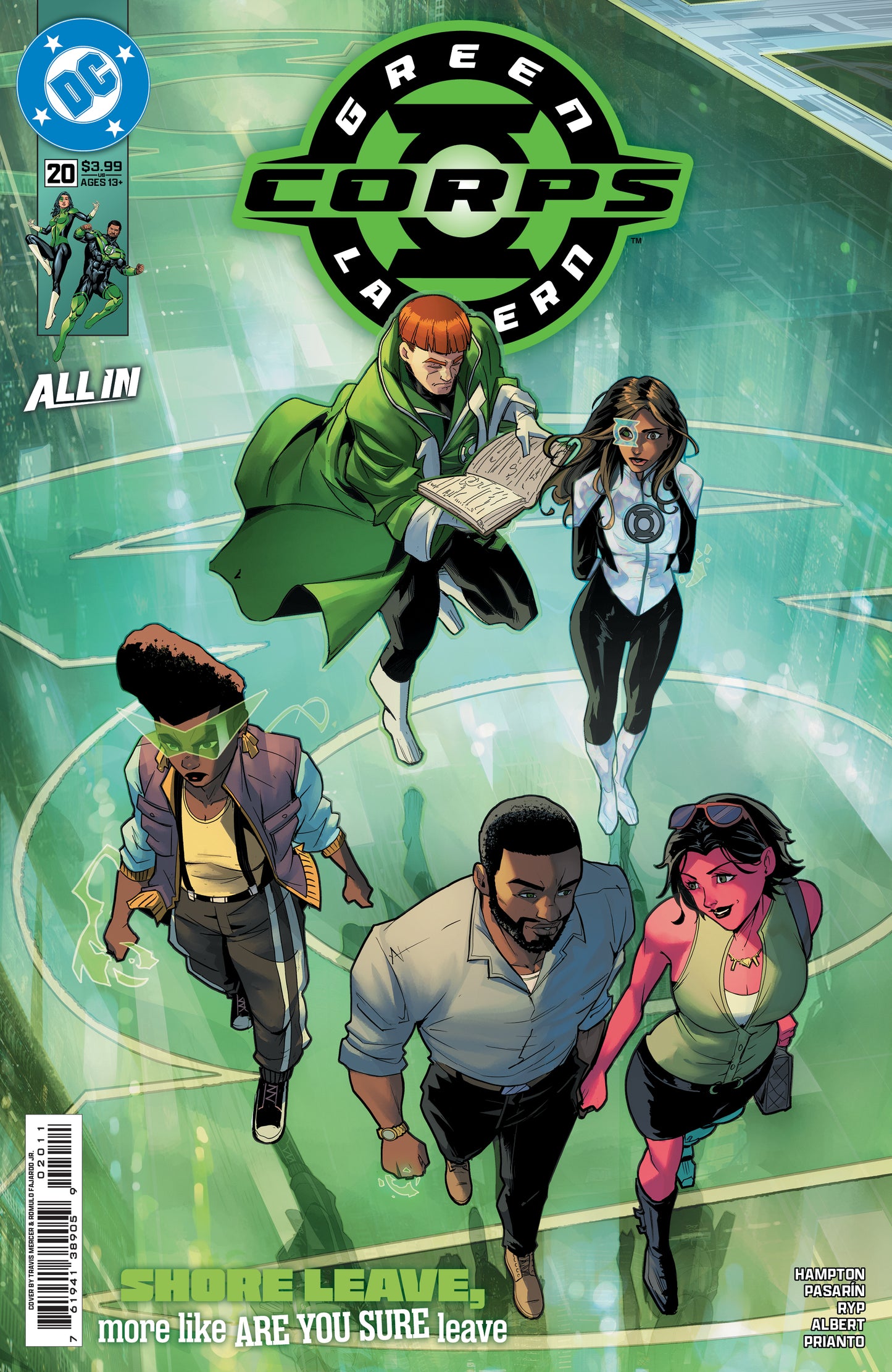 GREEN LANTERN CORPS #20 CVR A FERNANDO PASARIN & OCLAIR ALBERT