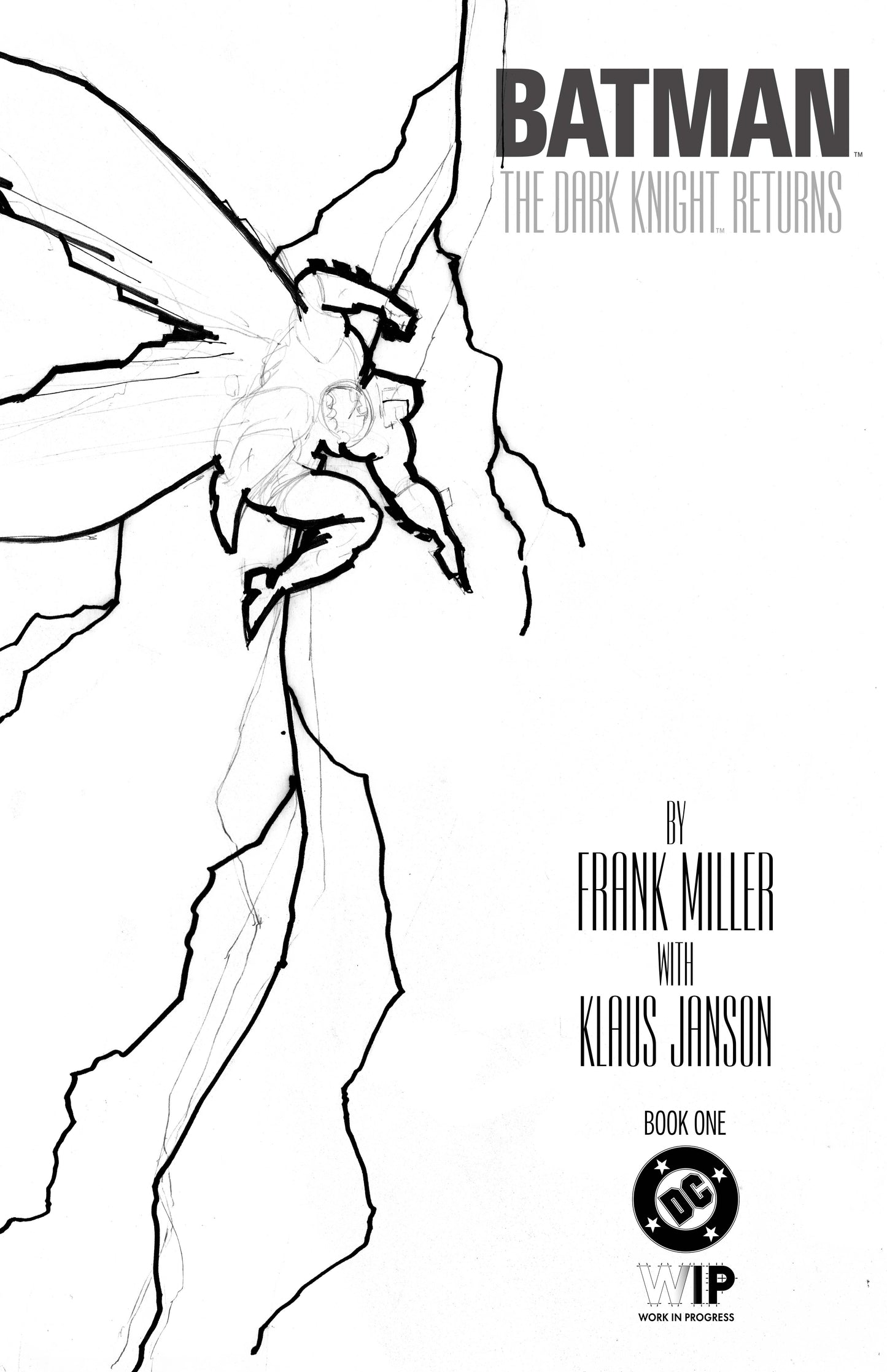 DC W.I.P. BATMAN THE DARK KNIGHT RETURNS #1