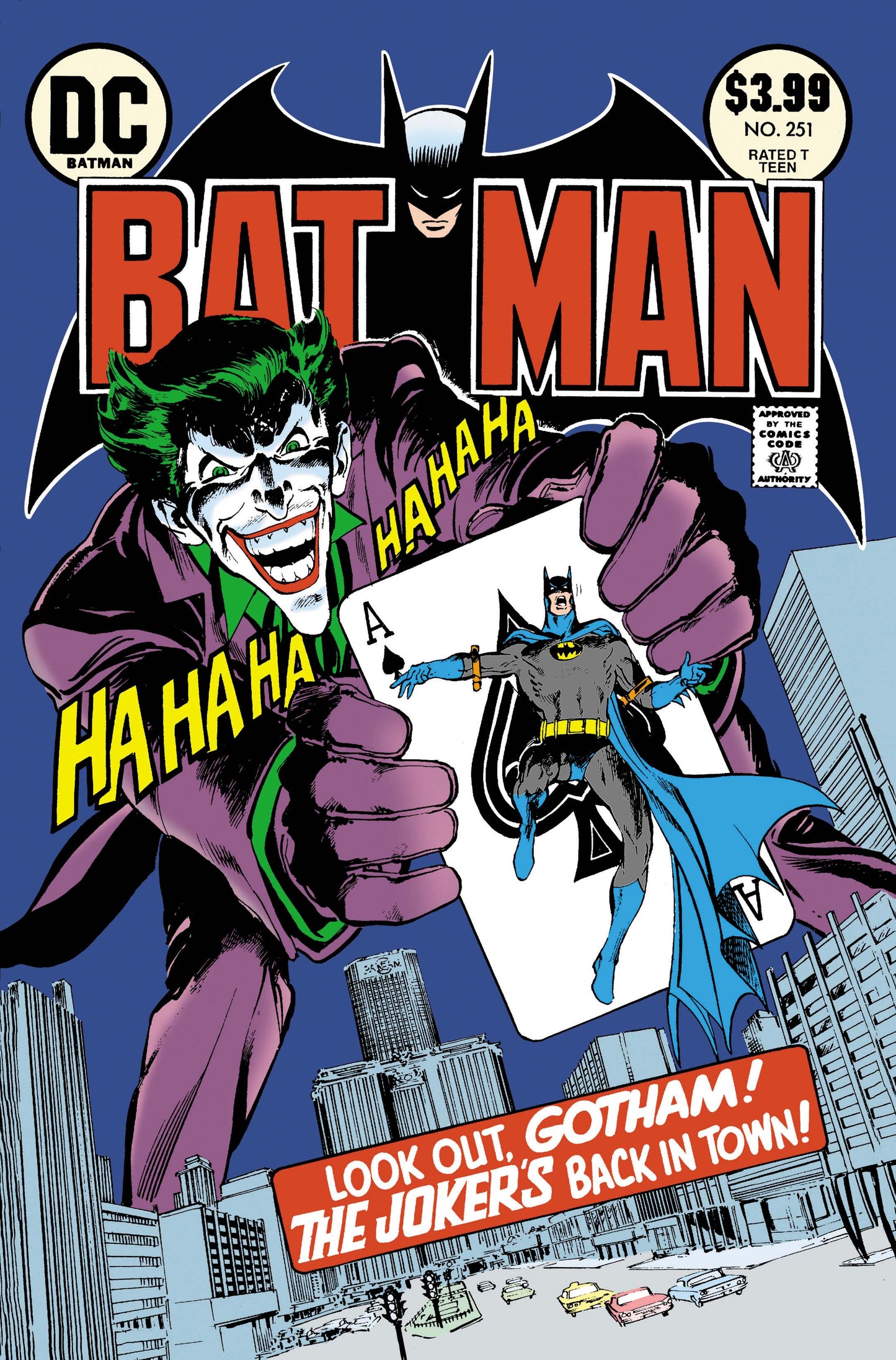 BATMAN #251 FACSIMILE EDITION CVR A NEAL ADAMS | DC COMICS | Comicbookeroo