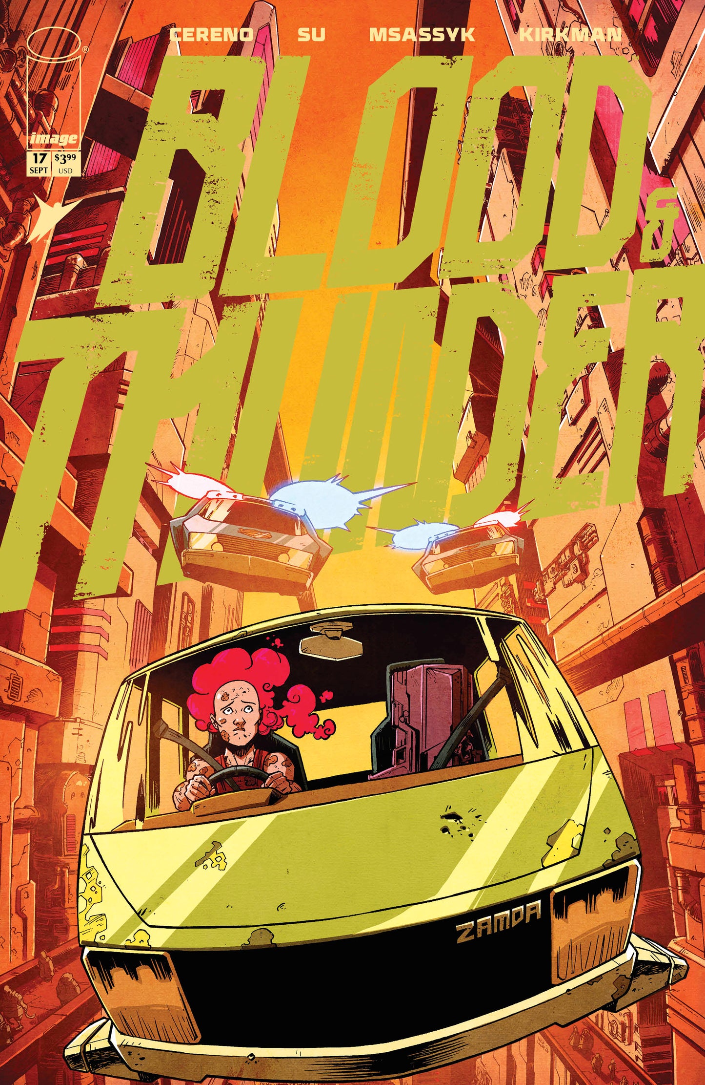 BLOOD & THUNDER #17 CVR B NICK ROCHE & JOSH BURCHAM VAR