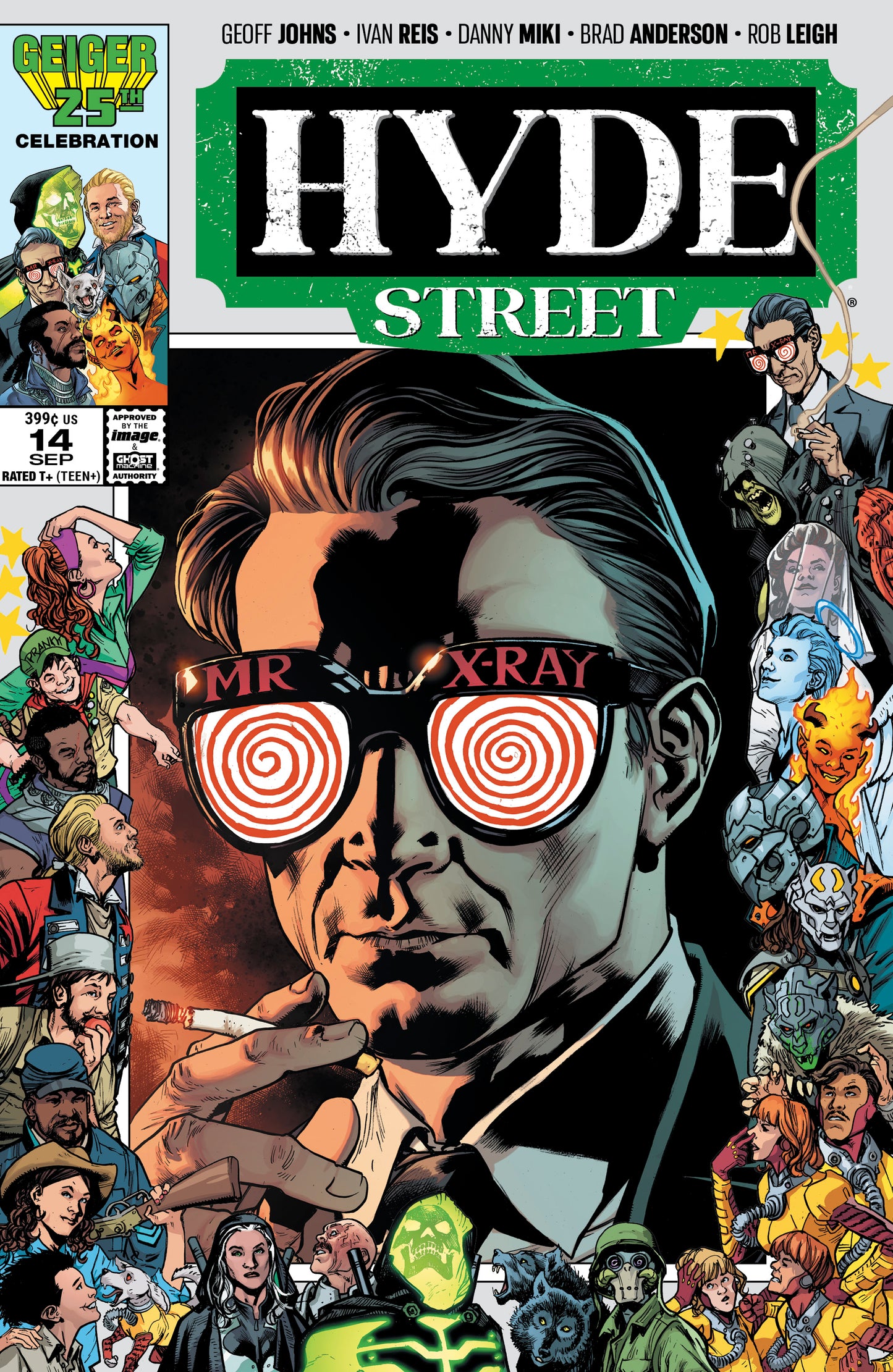 HYDE STREET #14 CVR C BRYAN HITCH & BRAD ANDERSON GEIGER #25 ANNIVERSARY VAR | IMAGE COMICS | Comicbookeroo