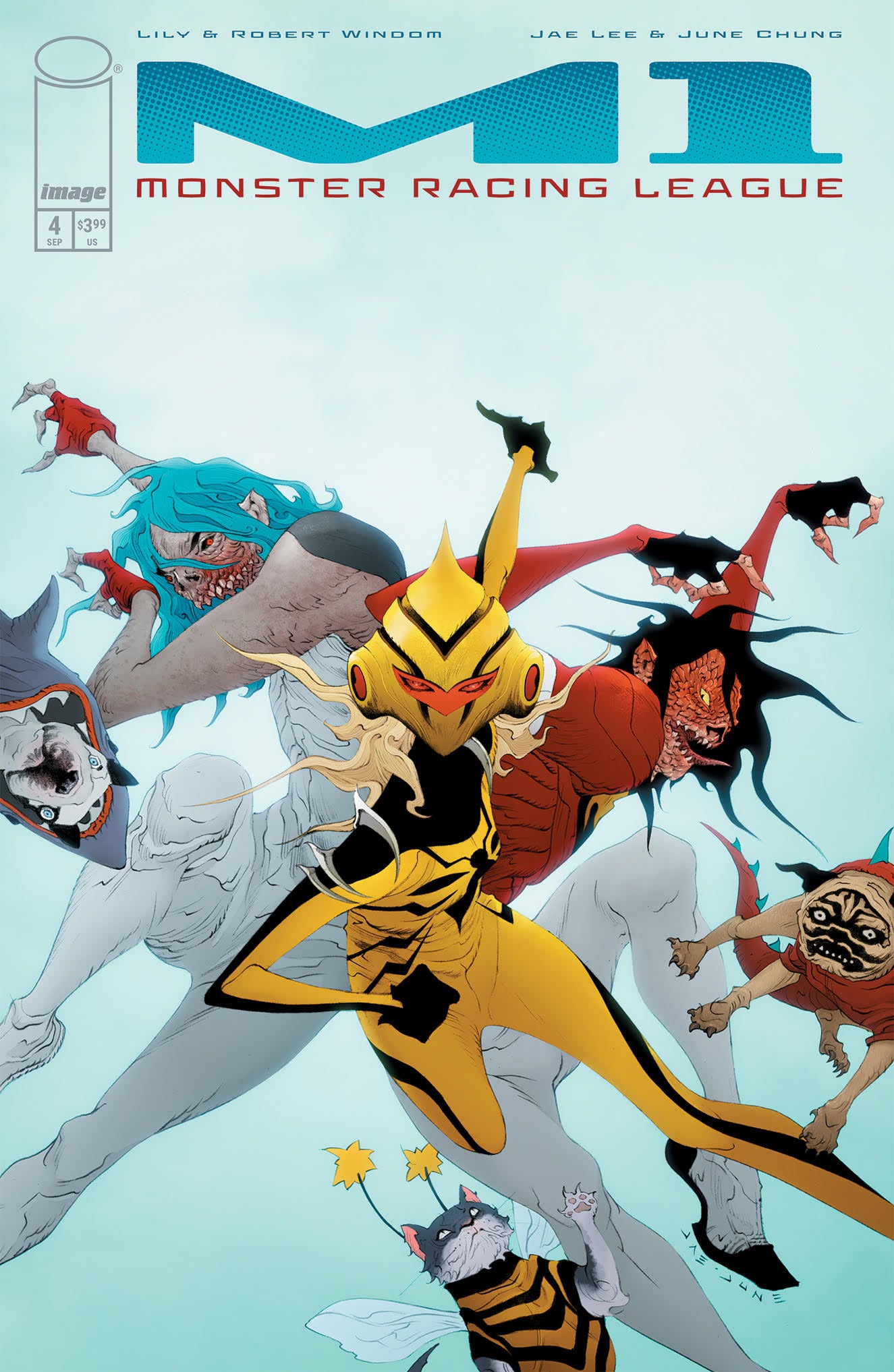 M1 MONSTER RACING LEAGUE #4 CVR A JAE LEE
