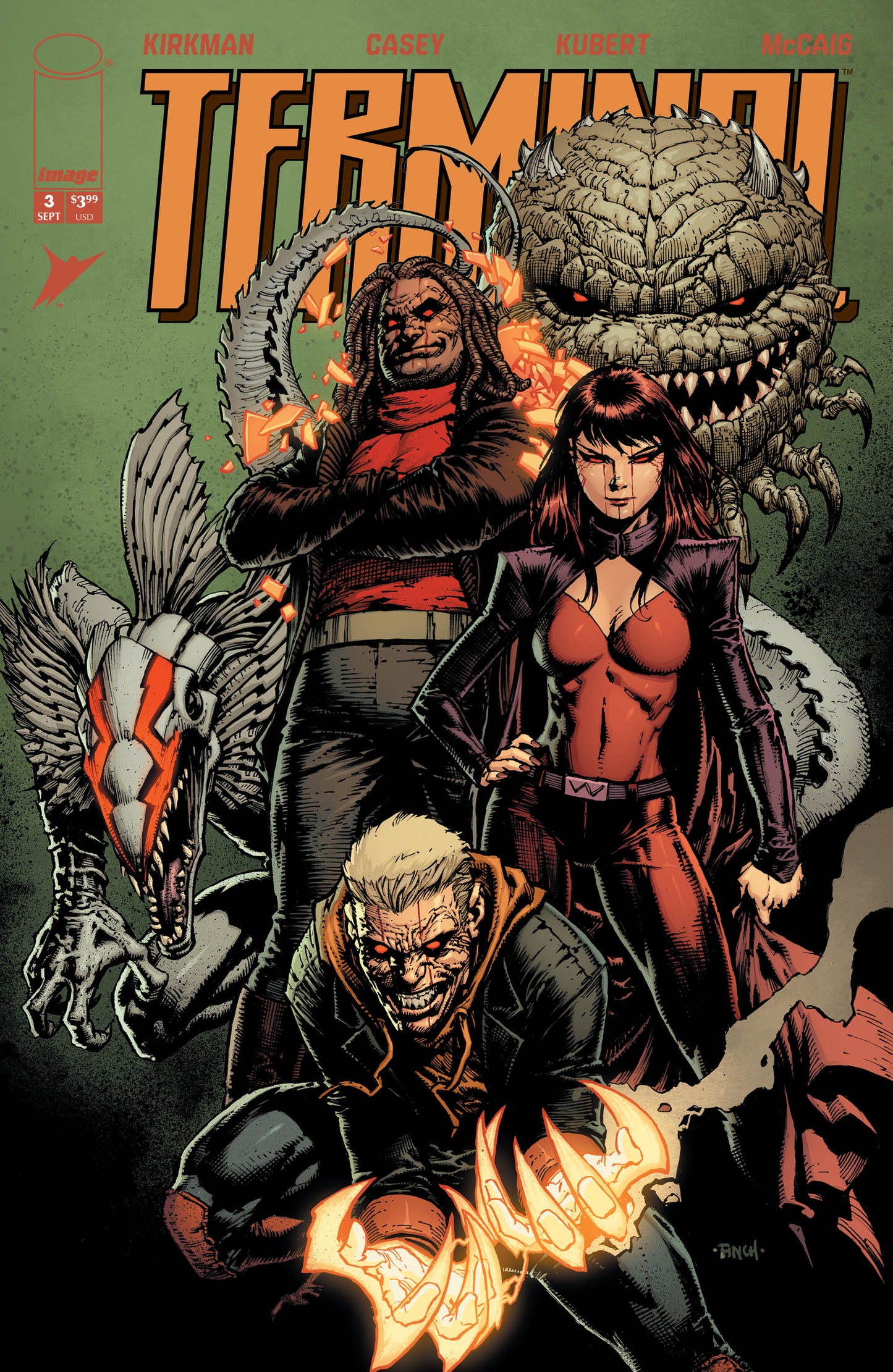 TERMINAL #3 CVR B DAVID FINCH & DAVE MCCAIG VAR