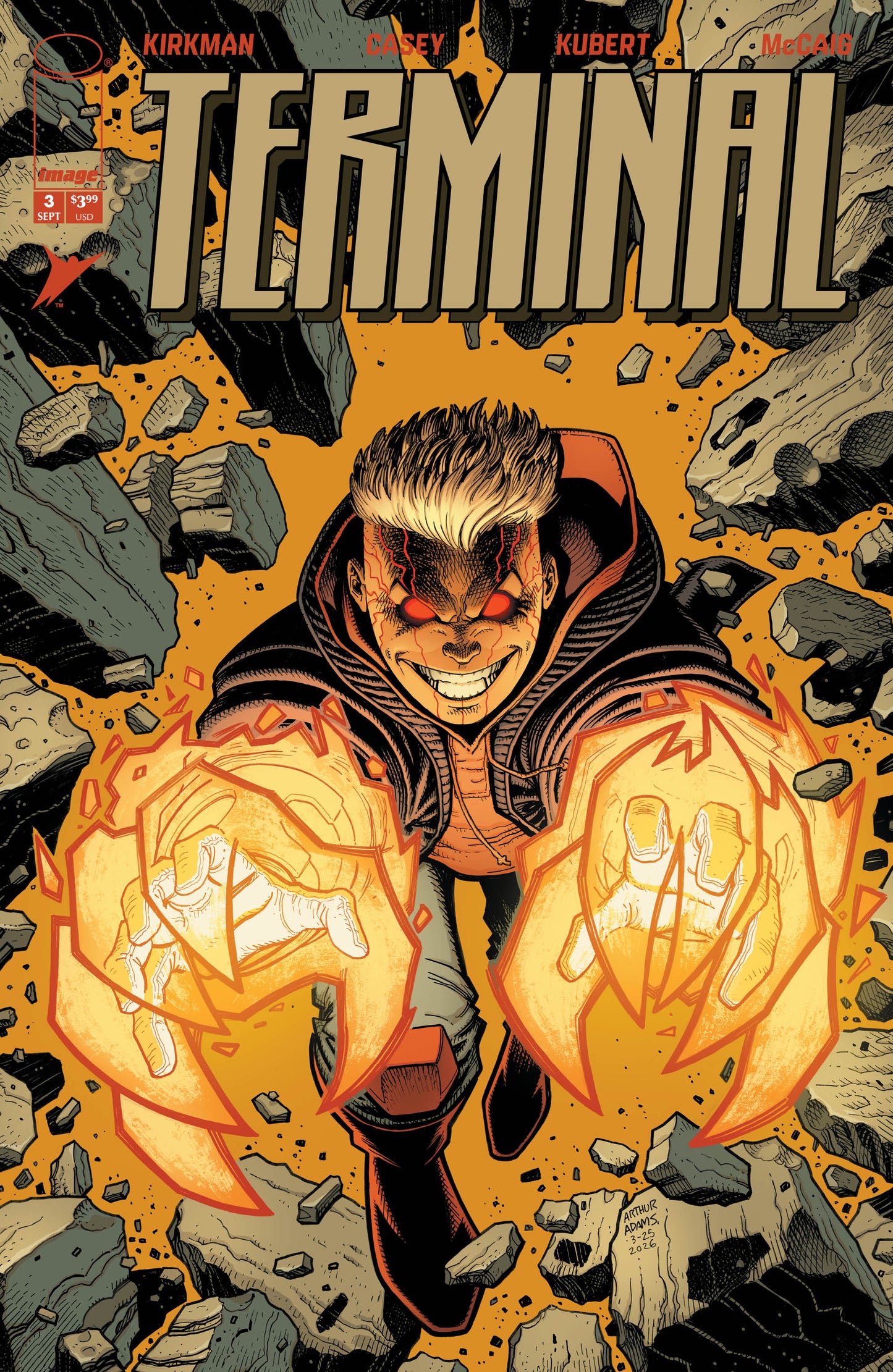 TERMINAL #3 CVR C ARTHUR ADAMS & DAVE MCCAIG VAR
