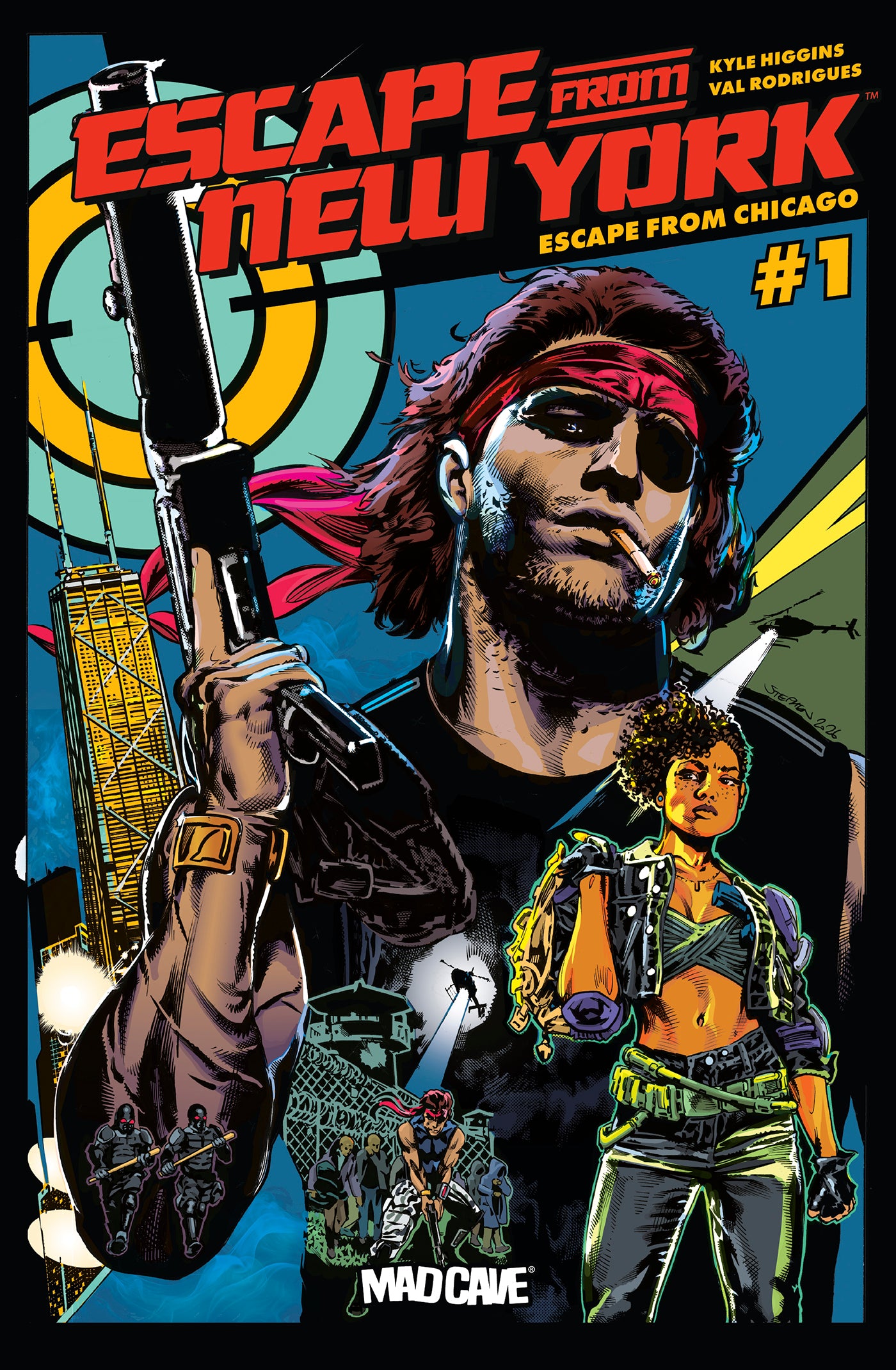 ESCAPE FROM NEW YORK ESCAPE FROM CHICAGO #1 CVR A STEPHEN MOONEY