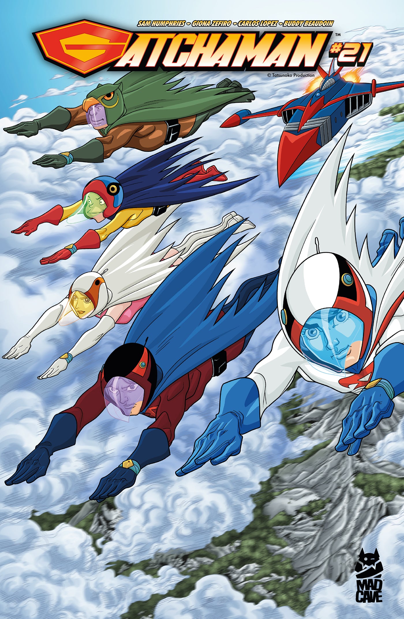 GATCHAMAN #21 CVR A CHRIS BATISTA SABRINA CINTRON | MAD CAVE STUDIOS | Comicbookeroo