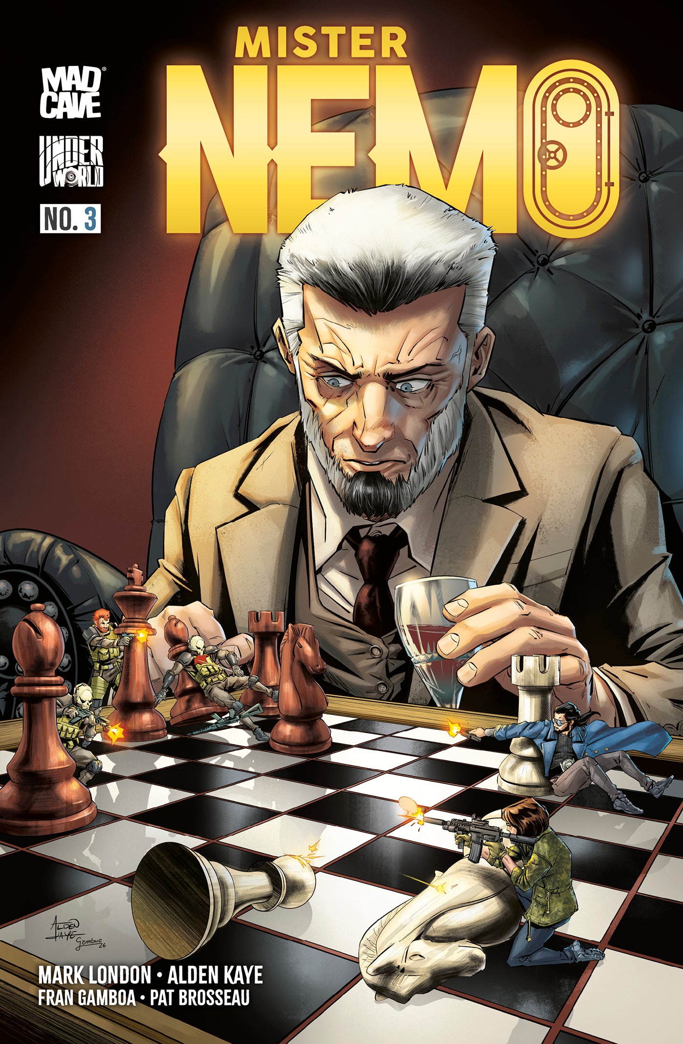 MISTER NEMO #3 CVR B ALDEN KAYE VAR | MAD CAVE STUDIOS | Comicbookeroo