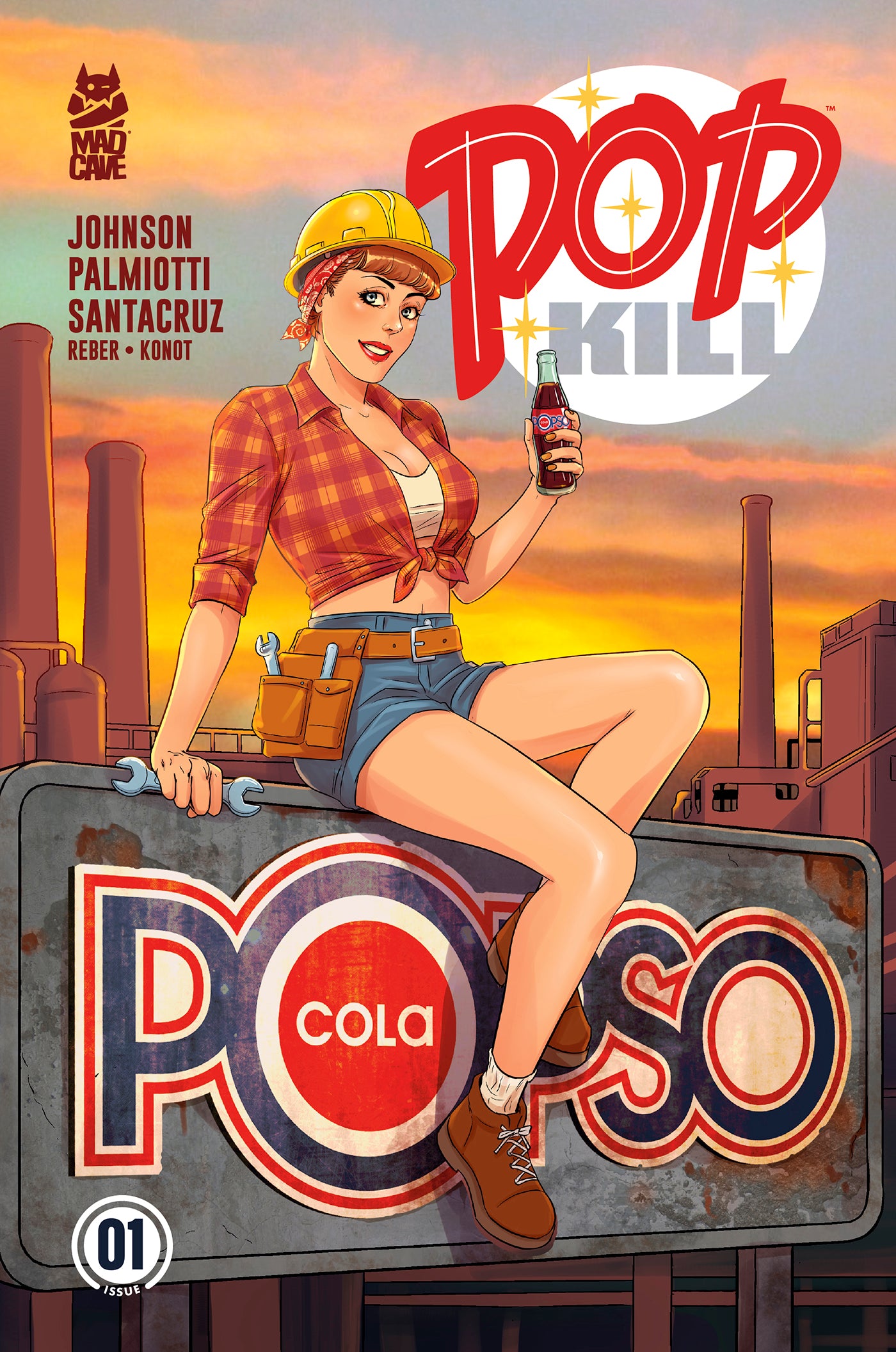 POP KILL #1 SEASONAL FLAVORS YISHAN LI LABOR DAY THEMED CARD STOCK VAR