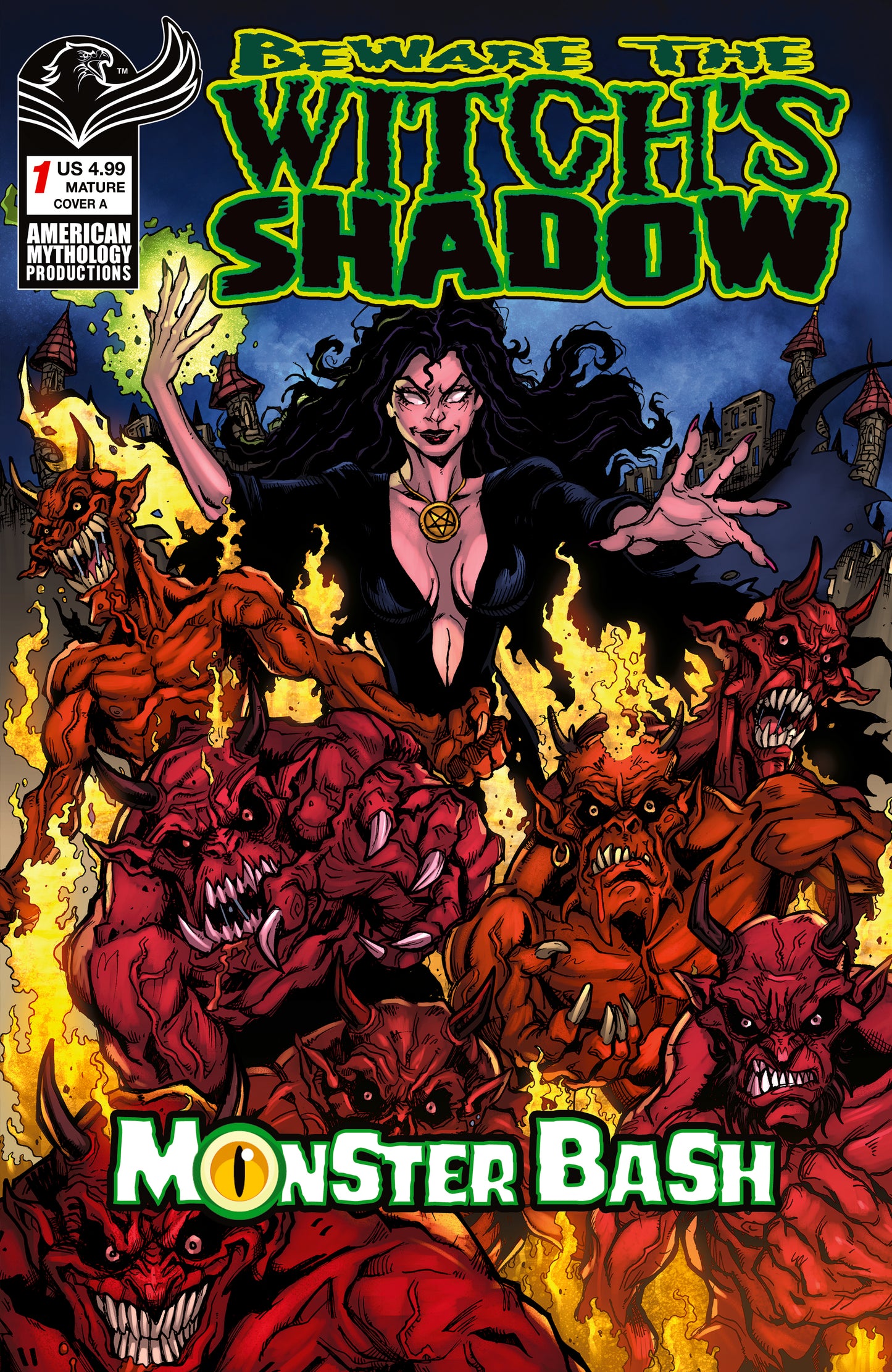 BEWARE THE WITCHS SHADOW MONSTER BASH #1 CVR A PUIS CALZADA