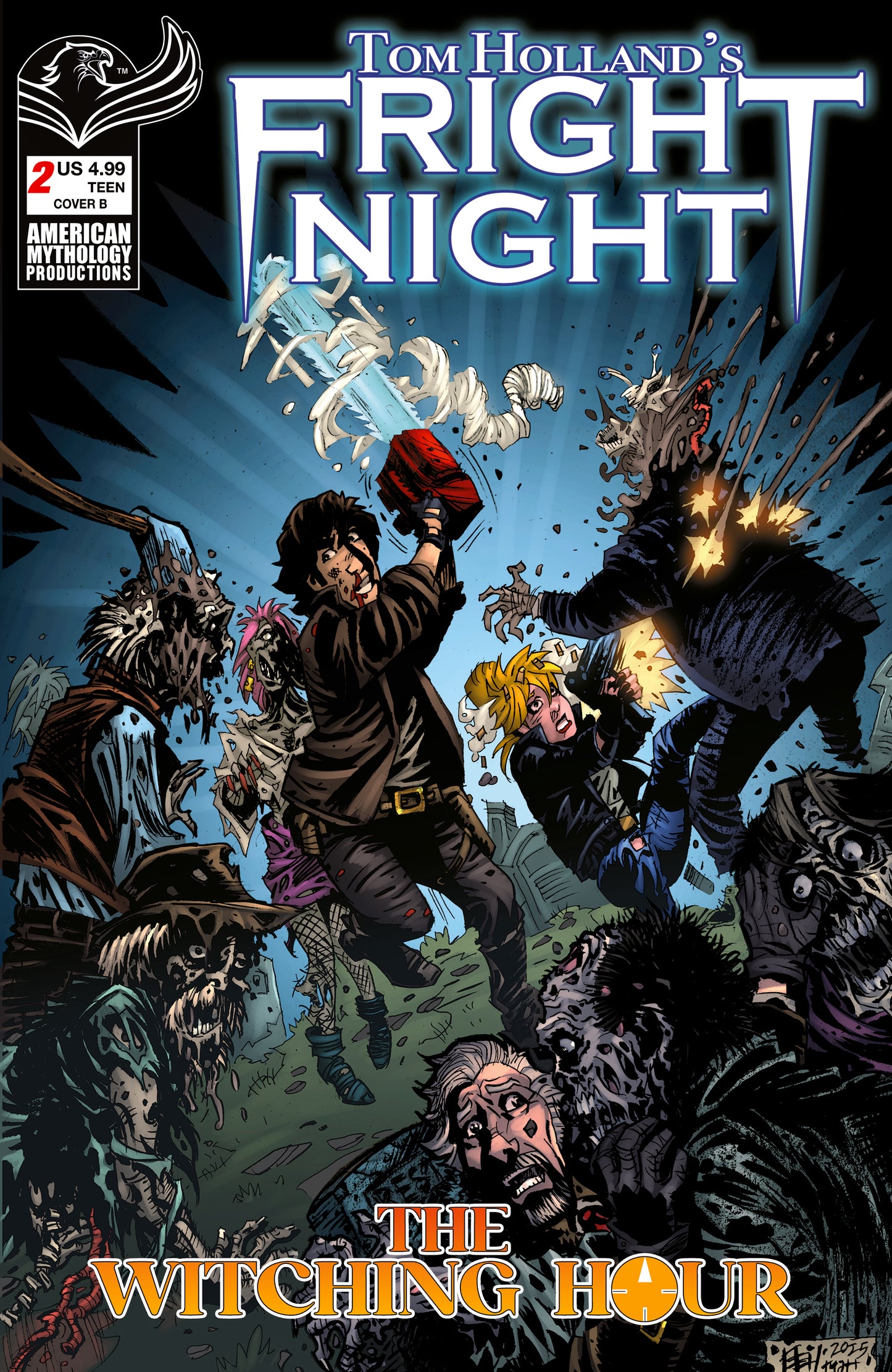 FRIGHT NIGHT WITCHING HOUR #2 (OF 2) CVR B NEIL VOKES VAR | PRANA PUBLISHERS | Comicbookeroo