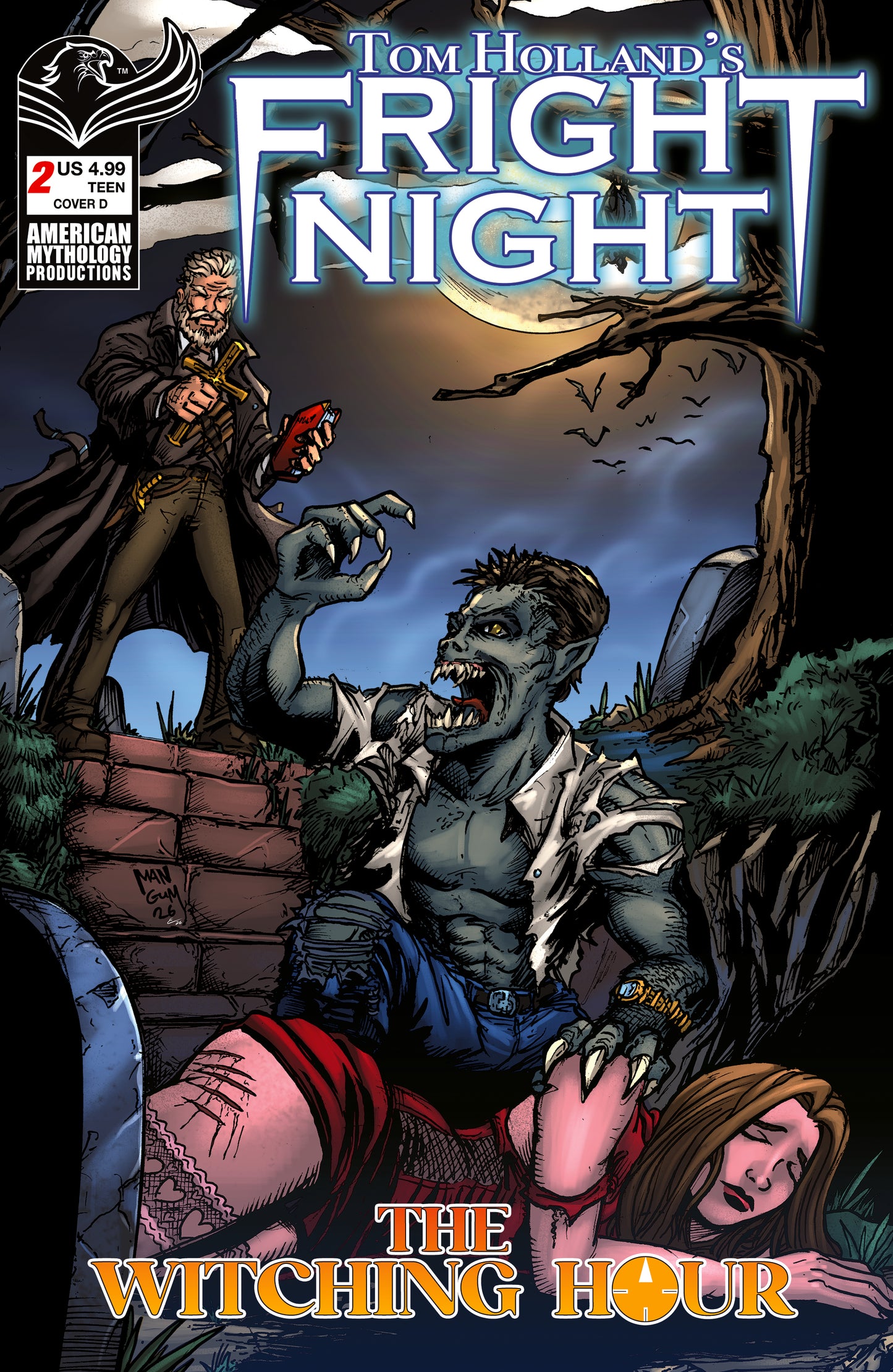 FRIGHT NIGHT WITCHING HOUR #2 (OF 2) CVR D GABRIEL MANGUM VAR | PRANA PUBLISHERS | Comicbookeroo
