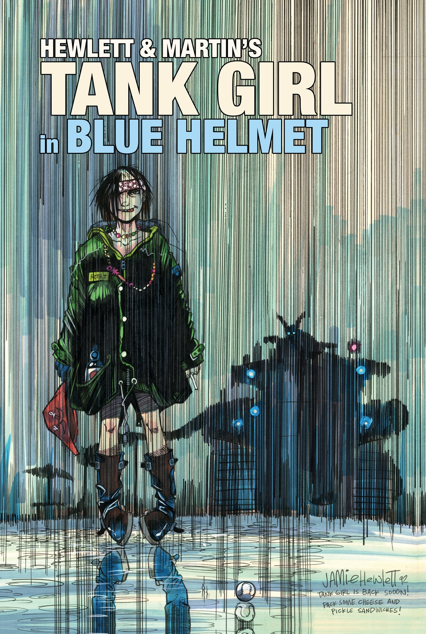 TANK GIRL BLUE HELMET SUMMER SPECIAL #1 (ONE SHOT) CVR A JAMIE HEWLETT (MR) | TITAN COMICS | Comicbookeroo