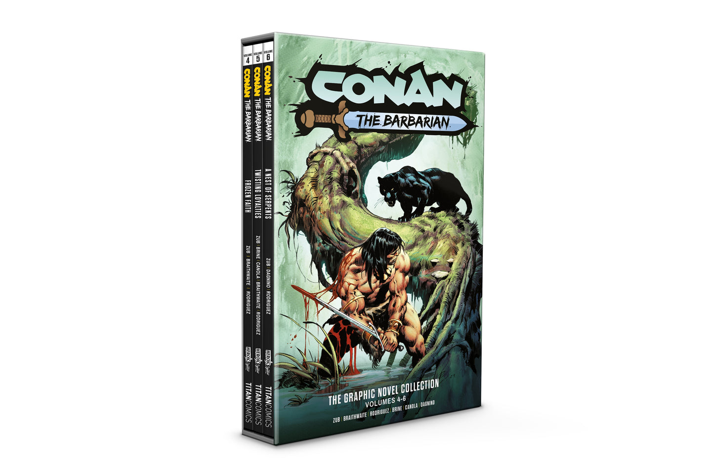 CONAN THE BARBARIAN HC VOL 04-06 SLIPCASE SET REGULAR EDITION ROBERTO DE LA TORRE