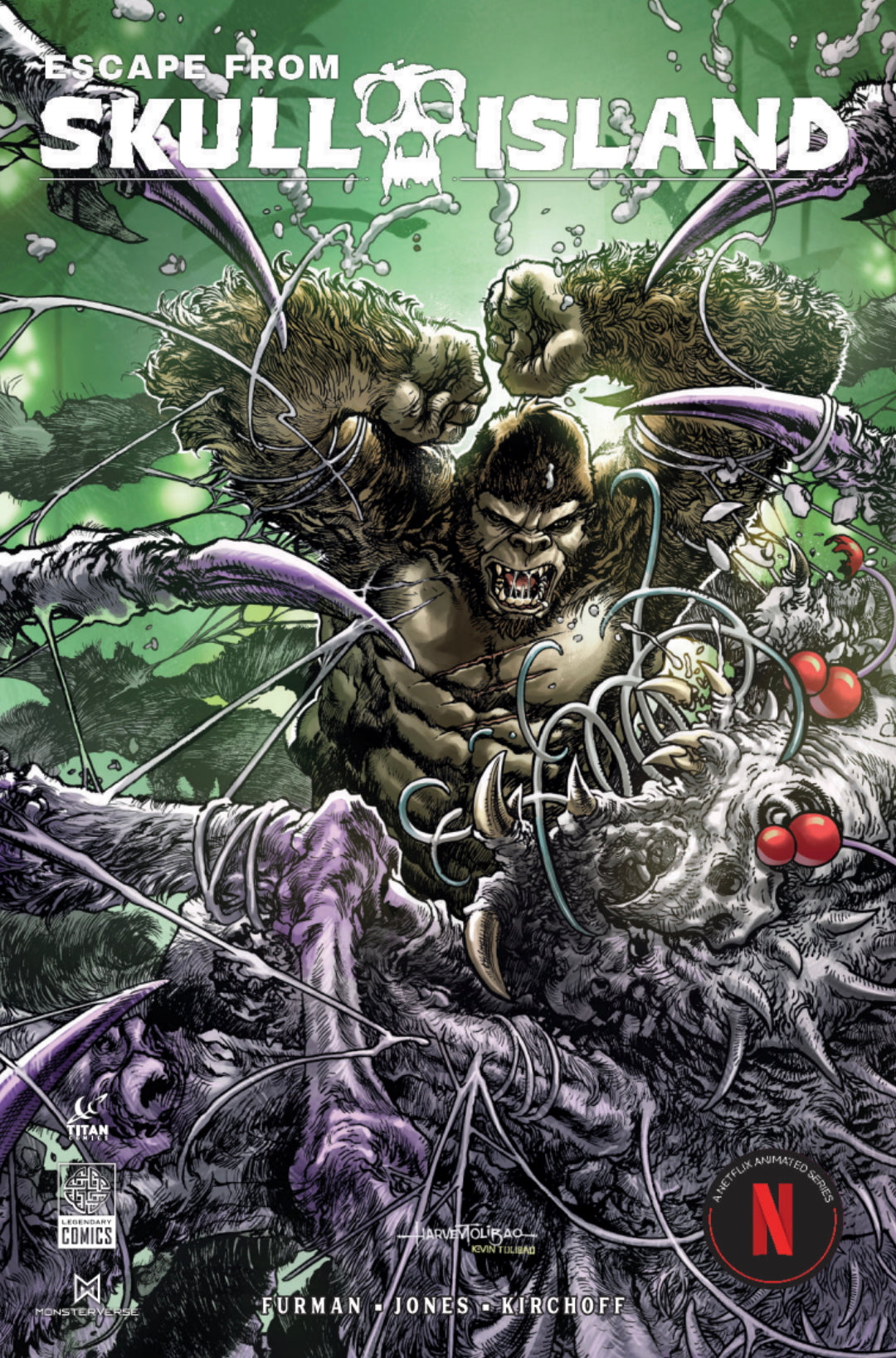 ESCAPE FROM SKULL ISLAND TP DIRECT MARKET EDITION HARVEY TOLIBAO CVR
