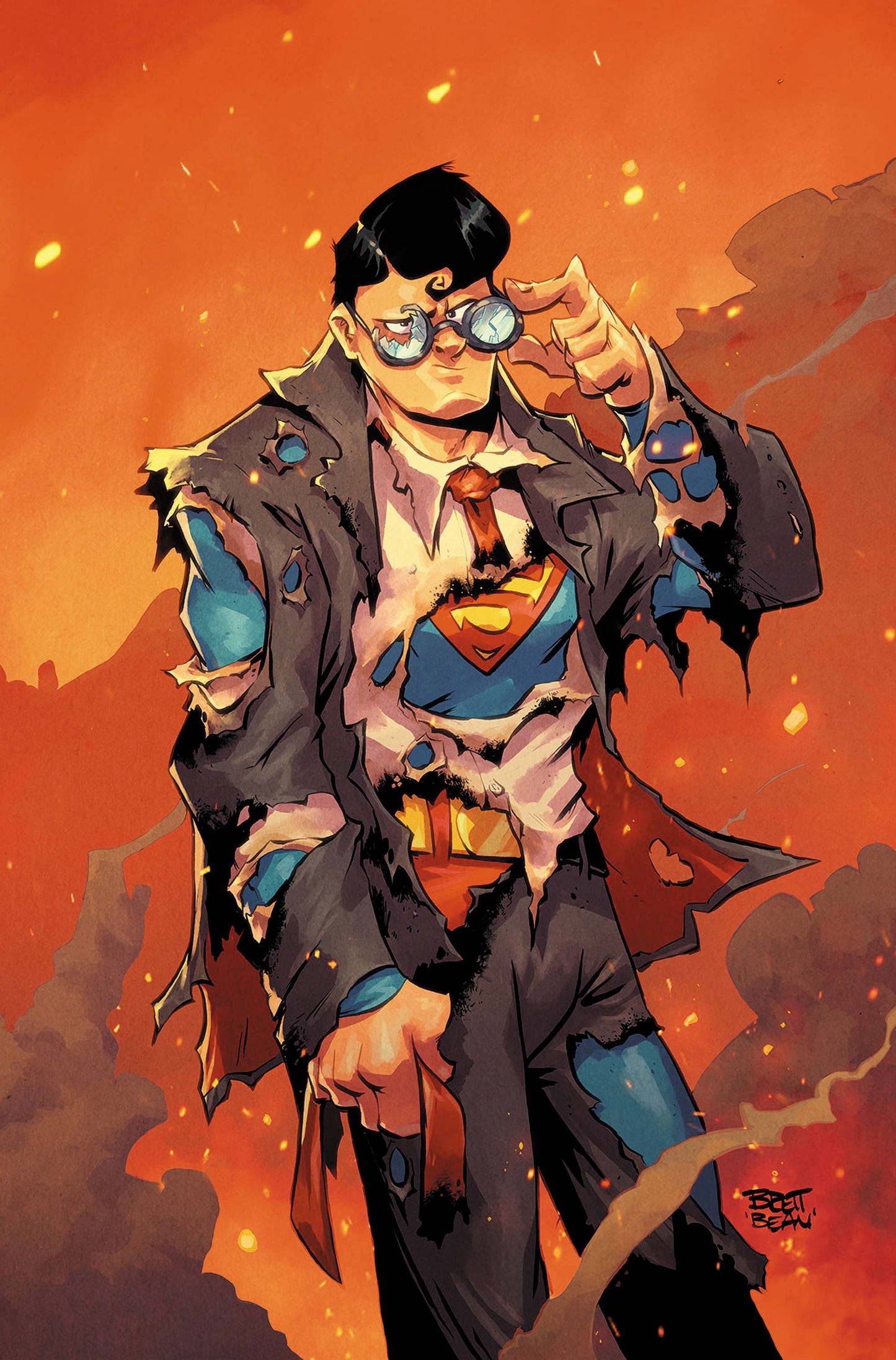 SUPERMAN #43 CVR B BRETT BEAN CARD STOCK VAR | DC COMICS | Comicbookeroo