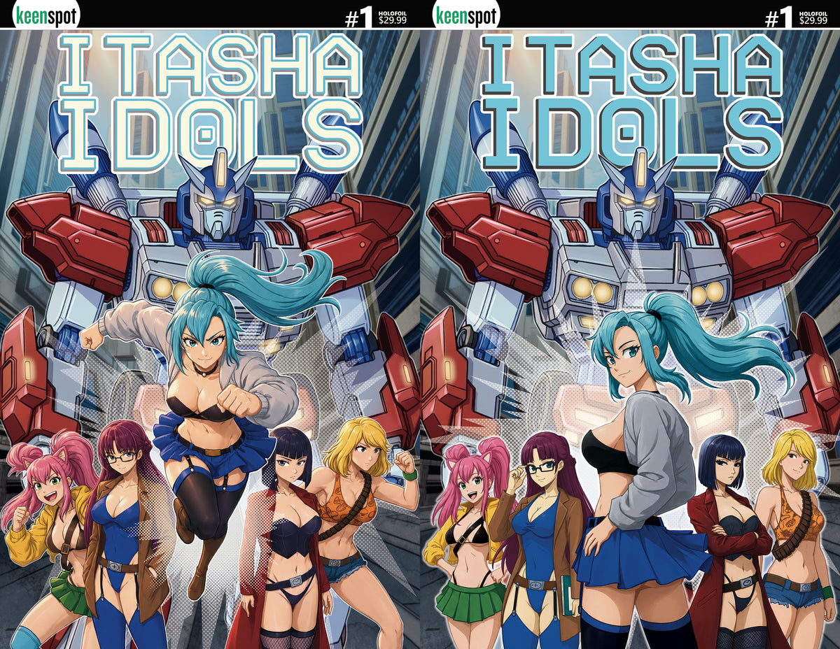 ITASHA IDOLS #1 CVR C MIKE WHITE HOLOFOIL FLIP COVER VAR | EX POSSE HOLDINGS | Comicbookeroo