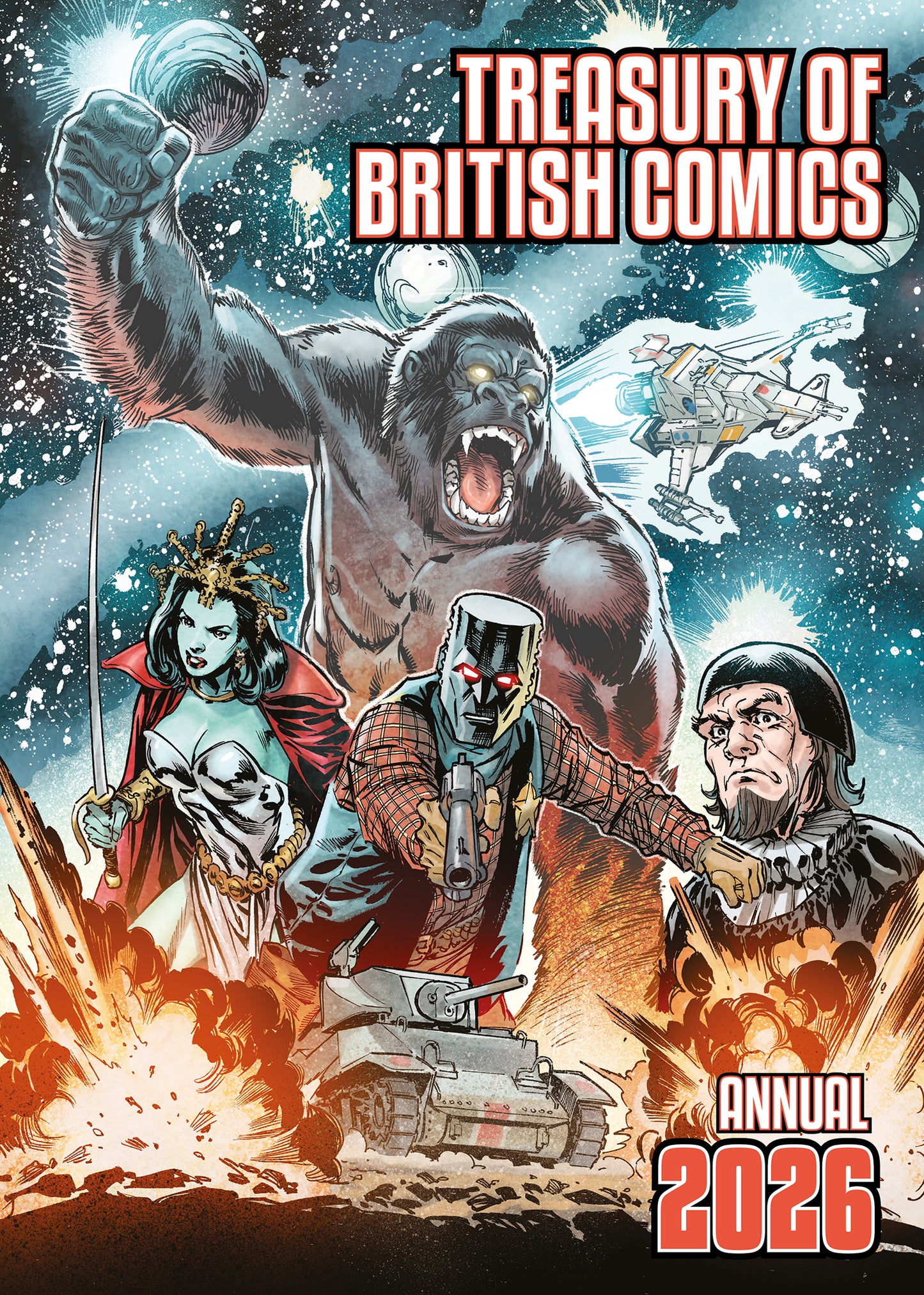 TREASURY OF BRITISH COMICS ANNUAL 2026 HC Limited to 250 copies Allocations May Occur (Backorder, Allow 4-5 Weeks) | REBELLION PUBLISHING | Comicbookeroo