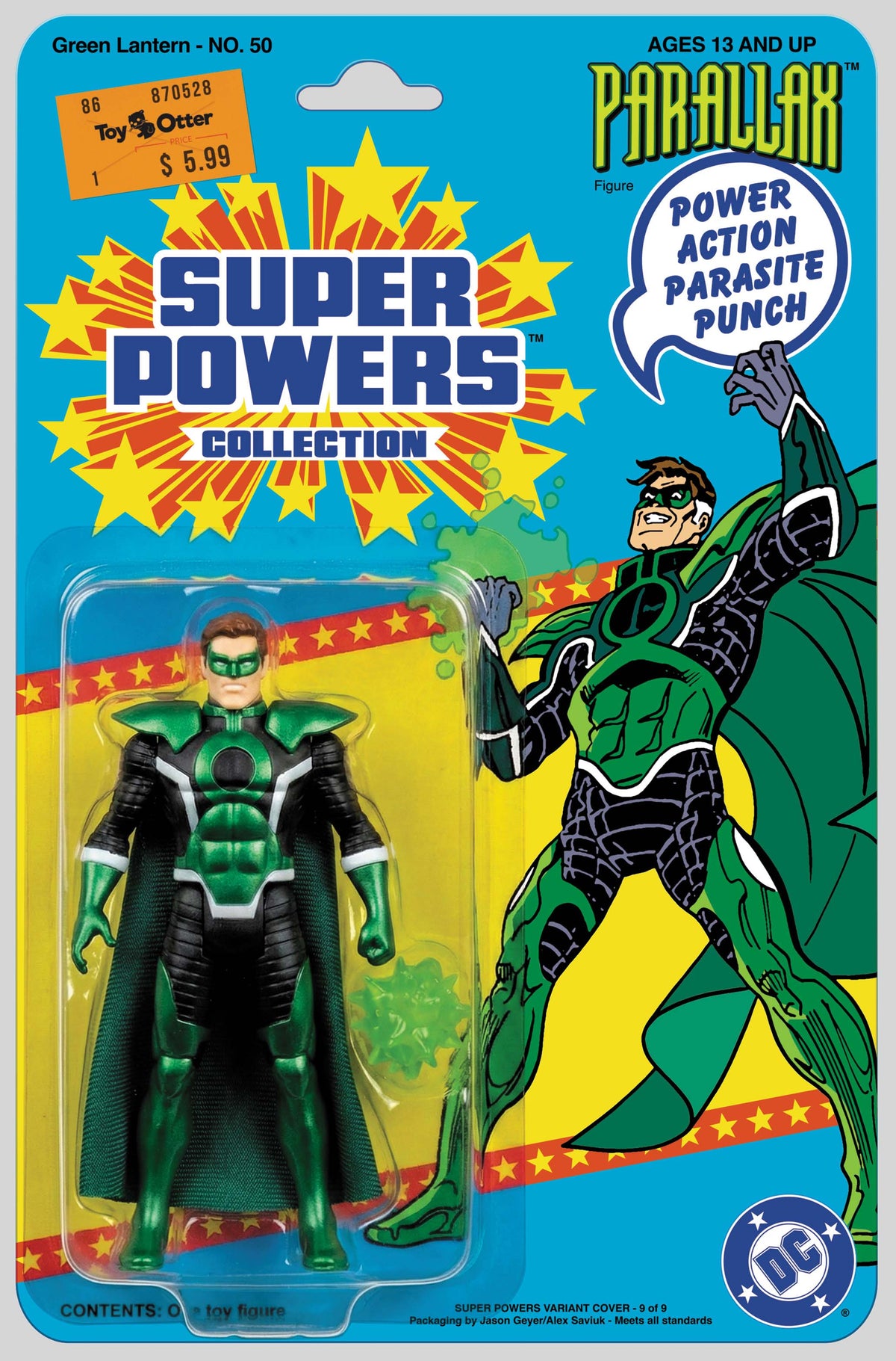 GREEN LANTERN #50 FACSIMILE EDITION CVR B JASON GEYER & ALEX SAVIUK PARALLAX SUPER POWERS CARD STOCK VAR | DC COMICS | Comicbookeroo