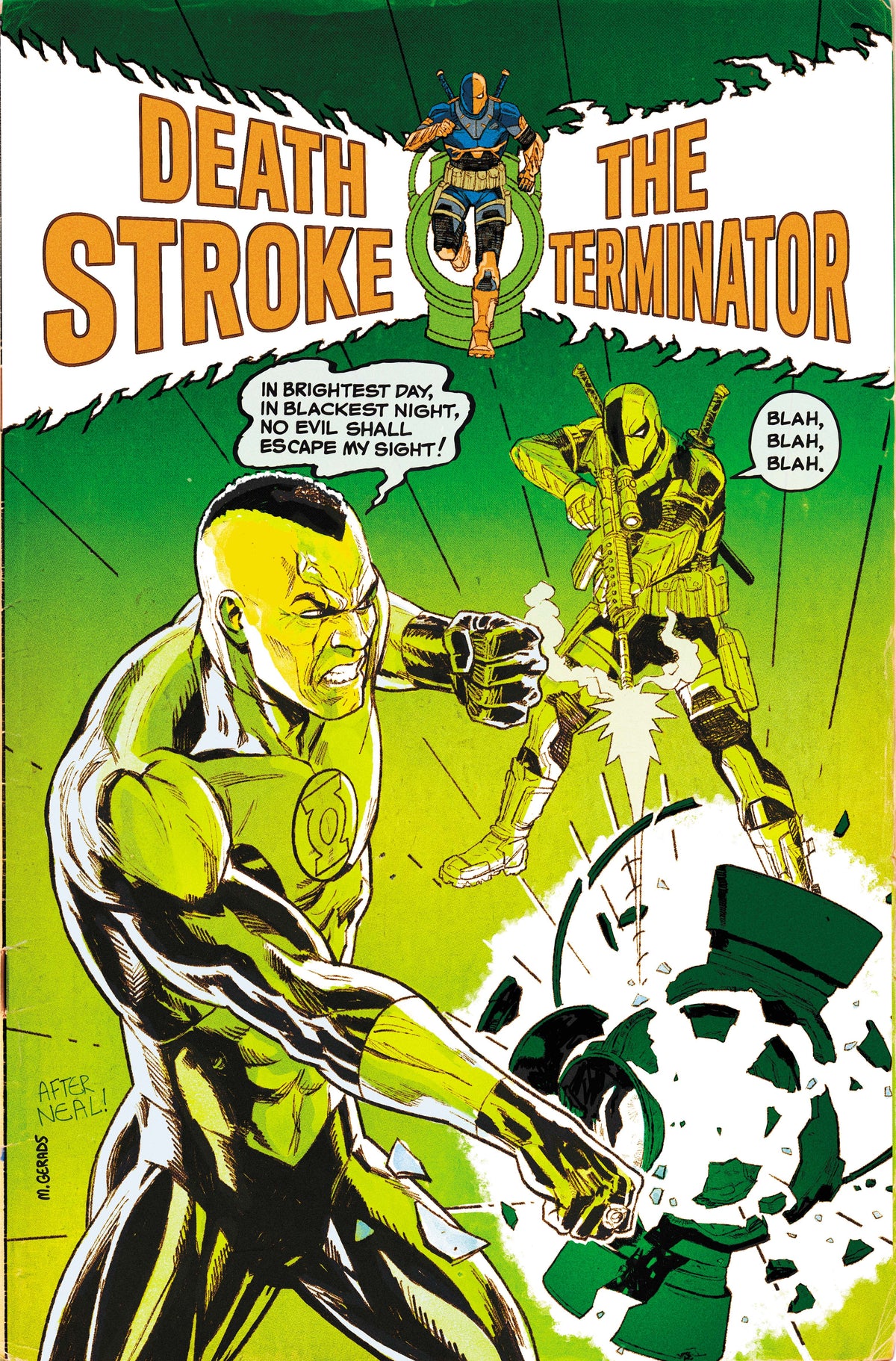 DEATHSTROKE THE TERMINATOR #10 CVR B MITCH GERADS CARD STOCK VAR | DC COMICS | Comicbookeroo