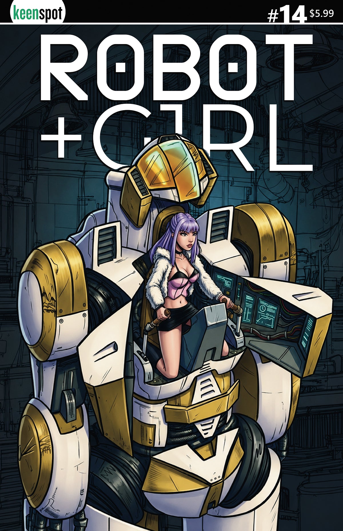 ROBOT + GIRL #14 CVR A MIKE WHITE SITTING PRETTY (23 Dec Release)
