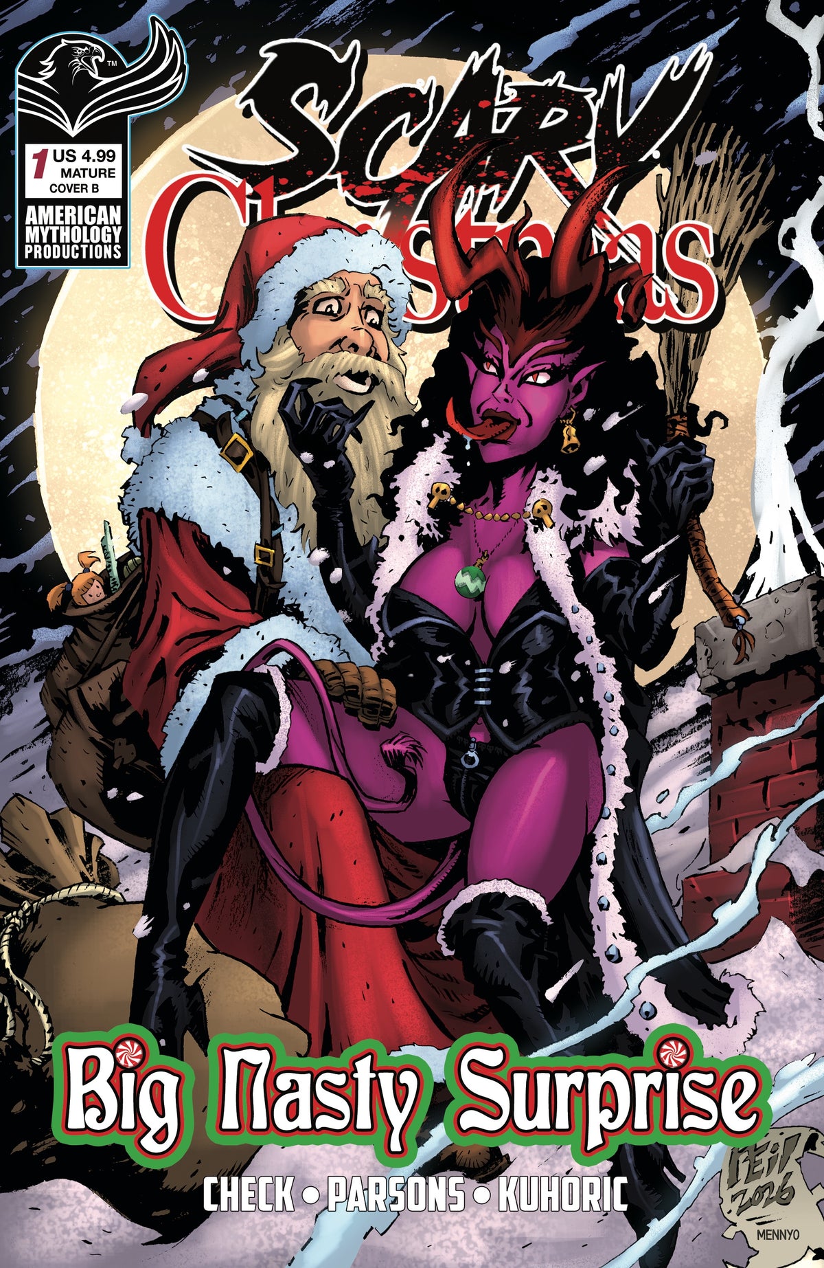 SCARY CHRISTMAS BIG NASTY SURPRISE #1 CVR B NEIL VOKES VAR
