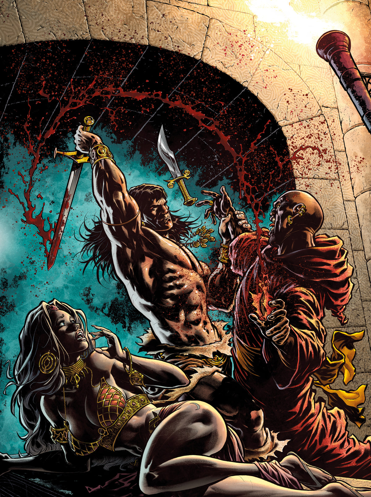 SAVAGE SWORD OF CONAN REFORGED #8 CVR C IAN CHURCHILL VIRGIN CARDSTOCK VAR (MR) (09 Dec Release)