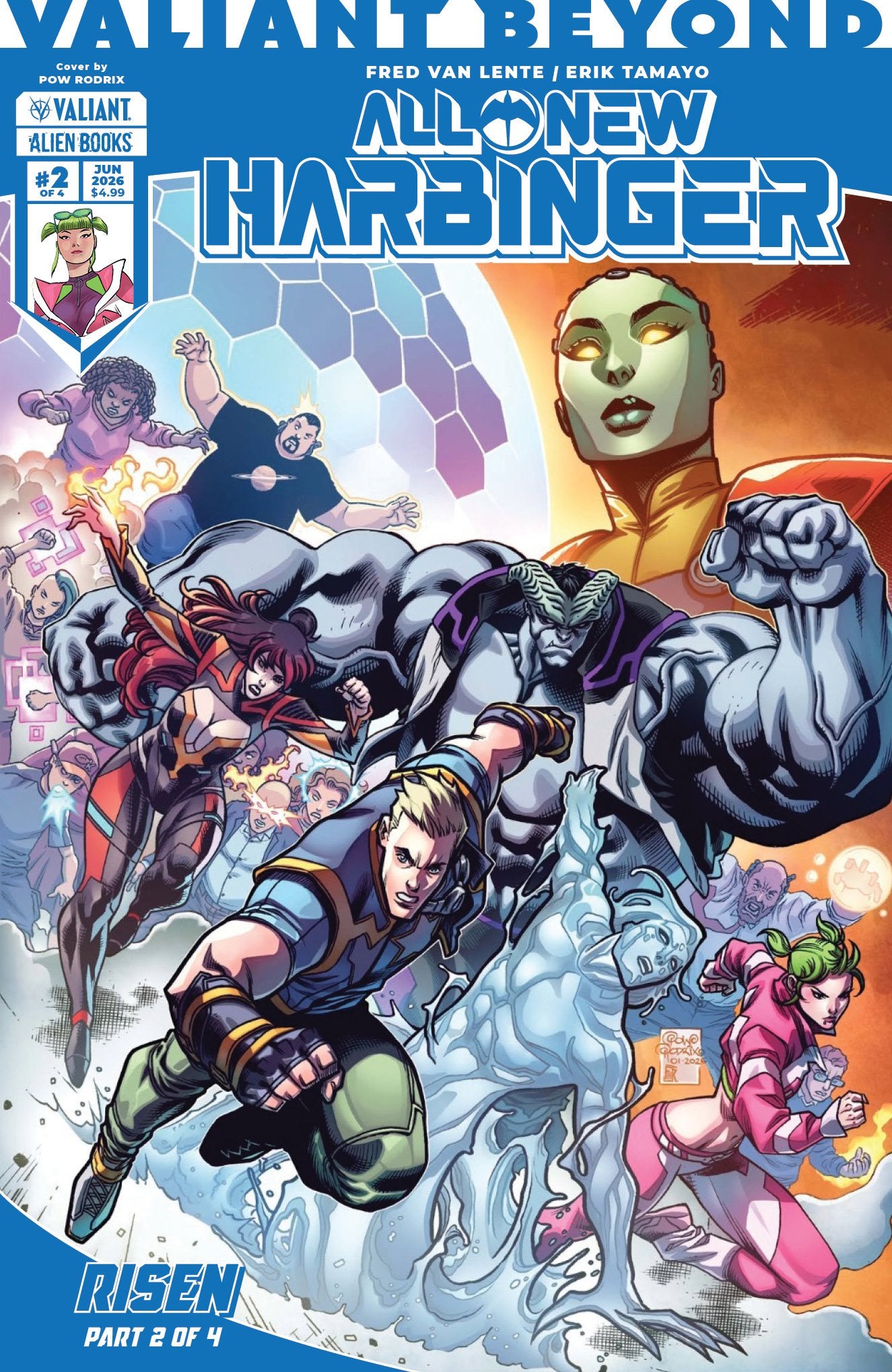 VALIANT BEYOND ALL NEW HARBINGER #8 (OF 3)--RISEN #2 COVER A (RODRIX) (05 Aug Release)